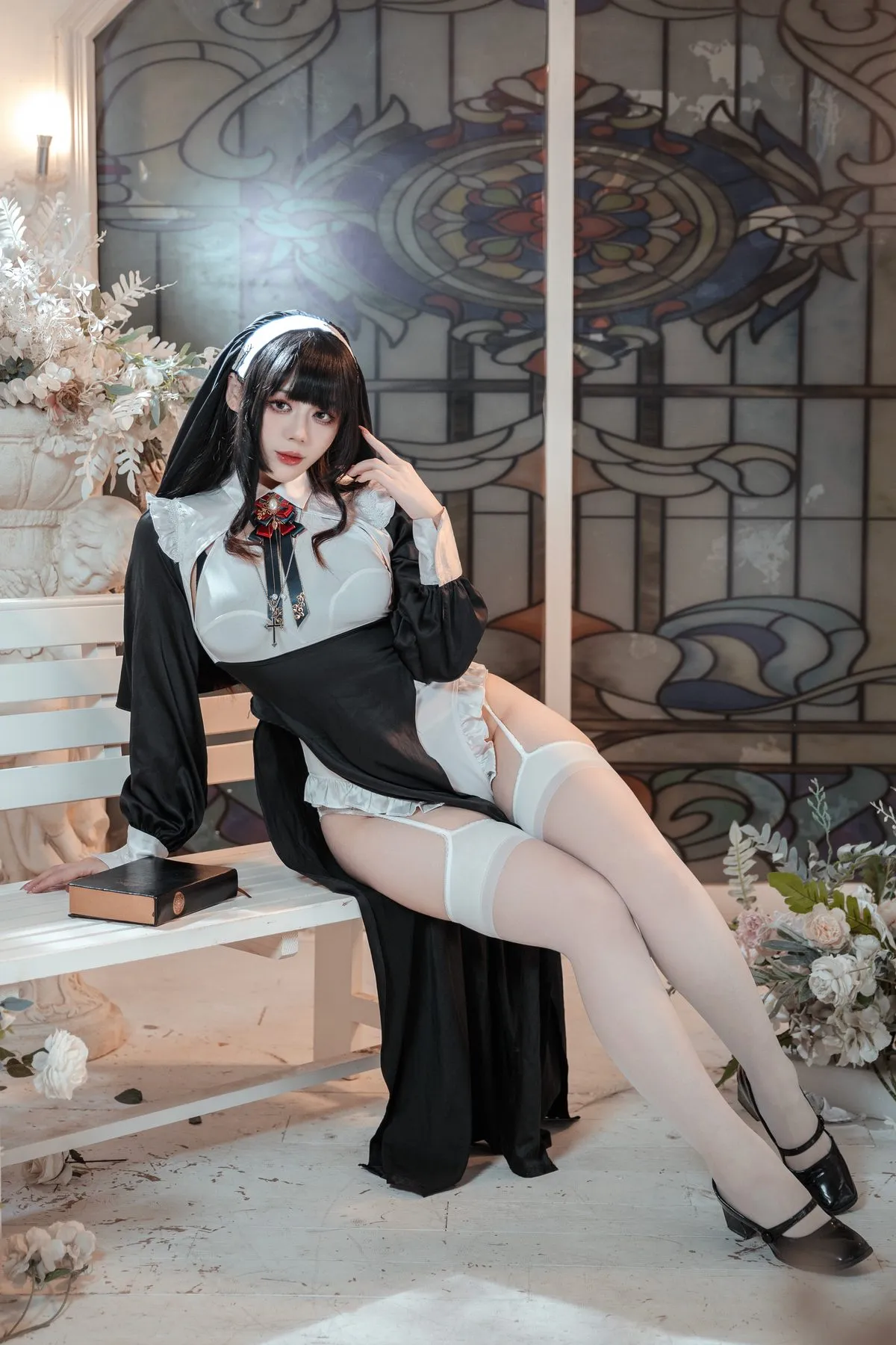 Coser@九言 – 修女与狗8