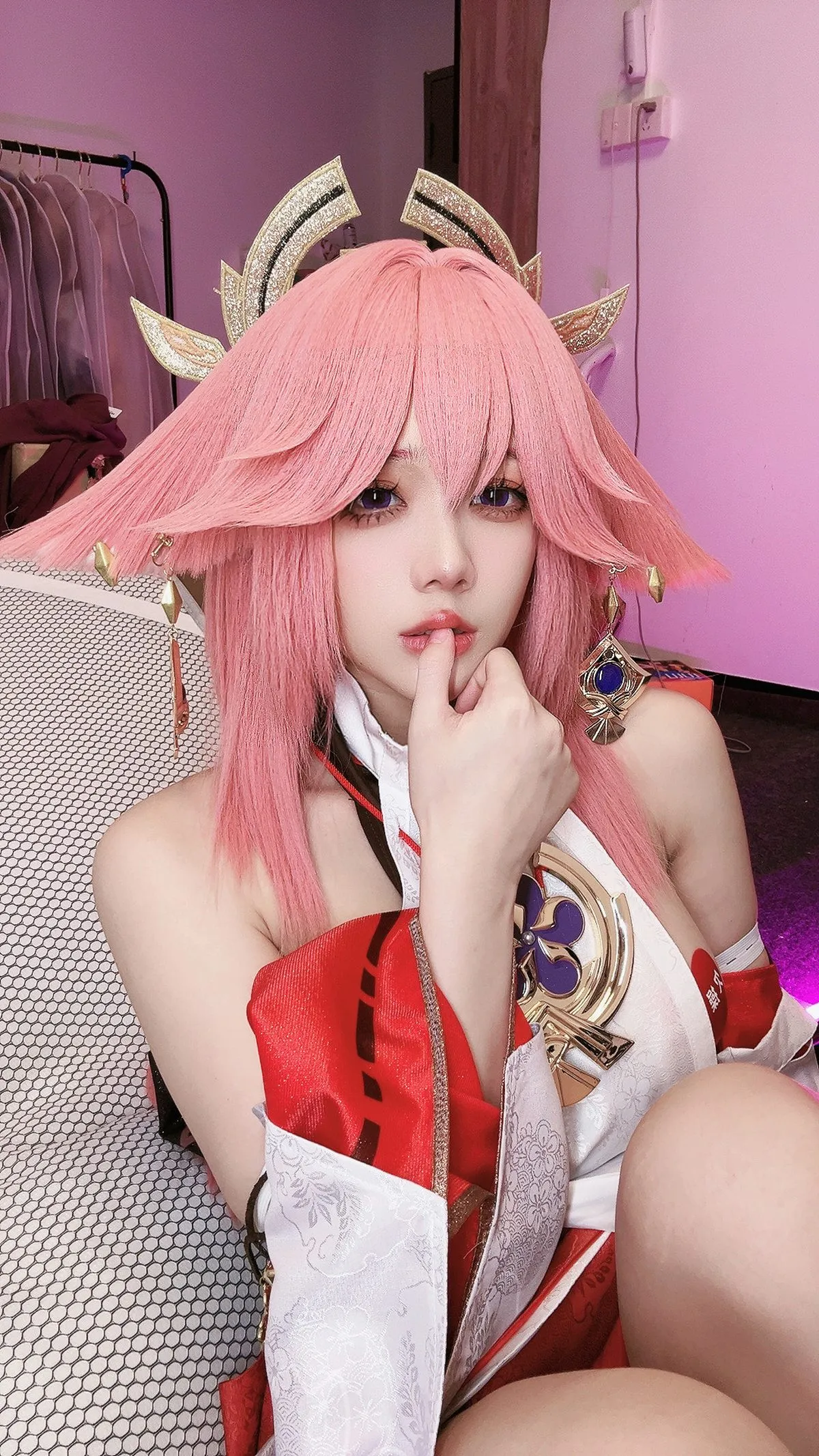 Coser@九言 – 八重神子自拍23