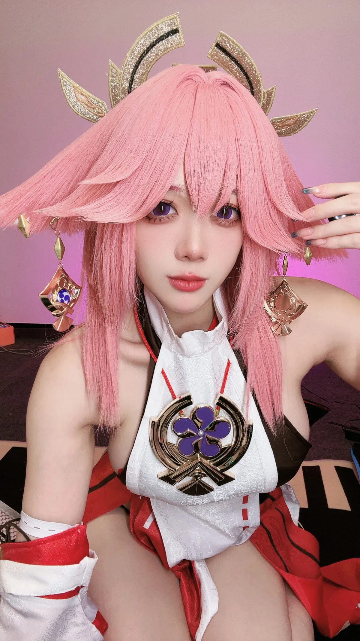 Coser@九言 – 八重神子自拍28