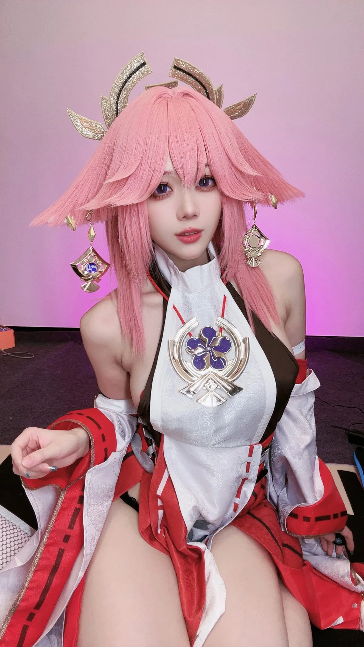 Coser@九言 – 八重神子自拍29