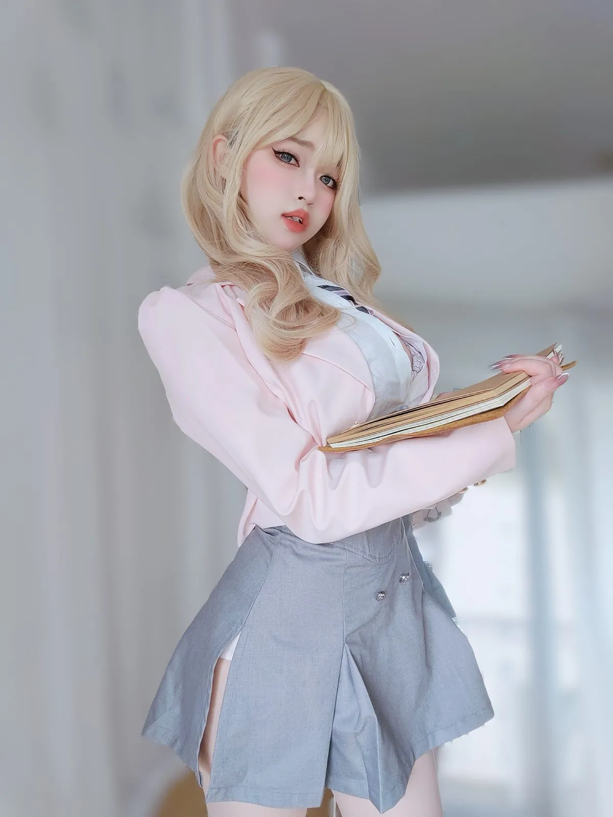 Coser@女主K – 催眠傲娇的前辈4