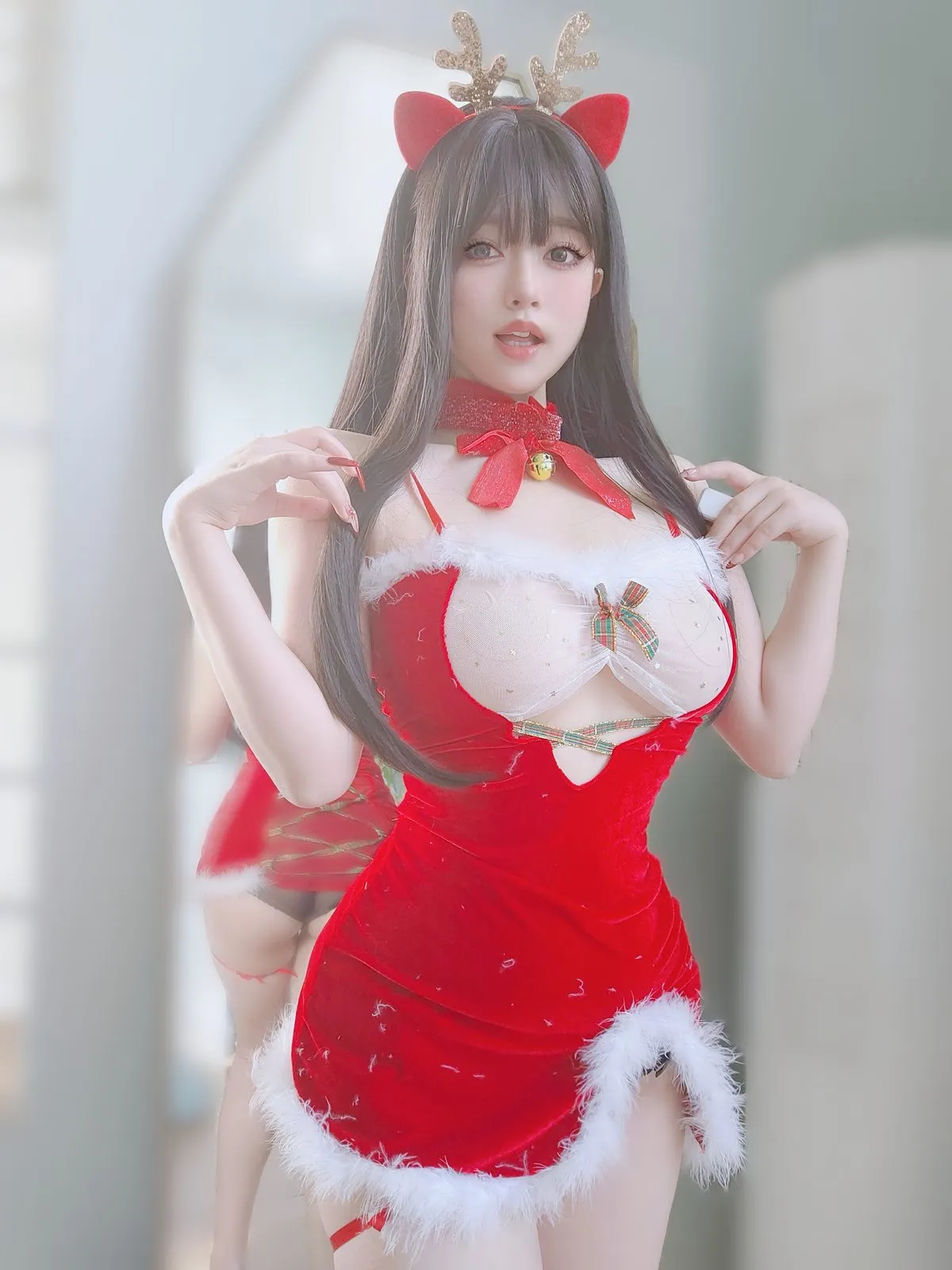 Coser@女主K – 圣诞麋鹿 Part132