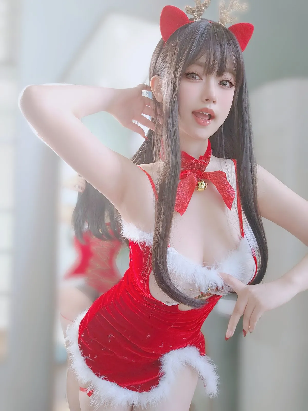 Coser@女主K – 圣诞麋鹿 Part134