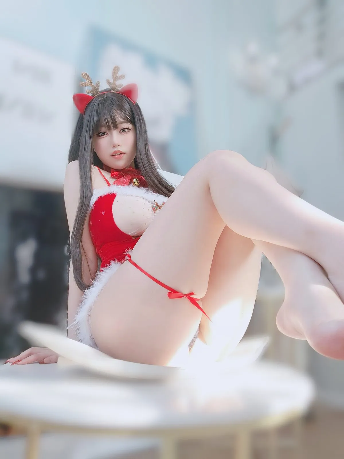 Coser@女主K – 圣诞麋鹿 Part220