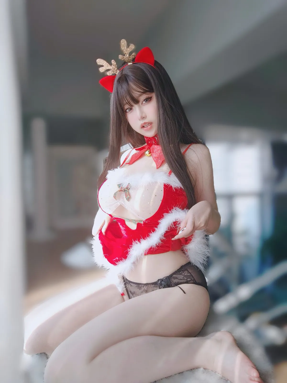 Coser@女主K – 圣诞麋鹿 Part228