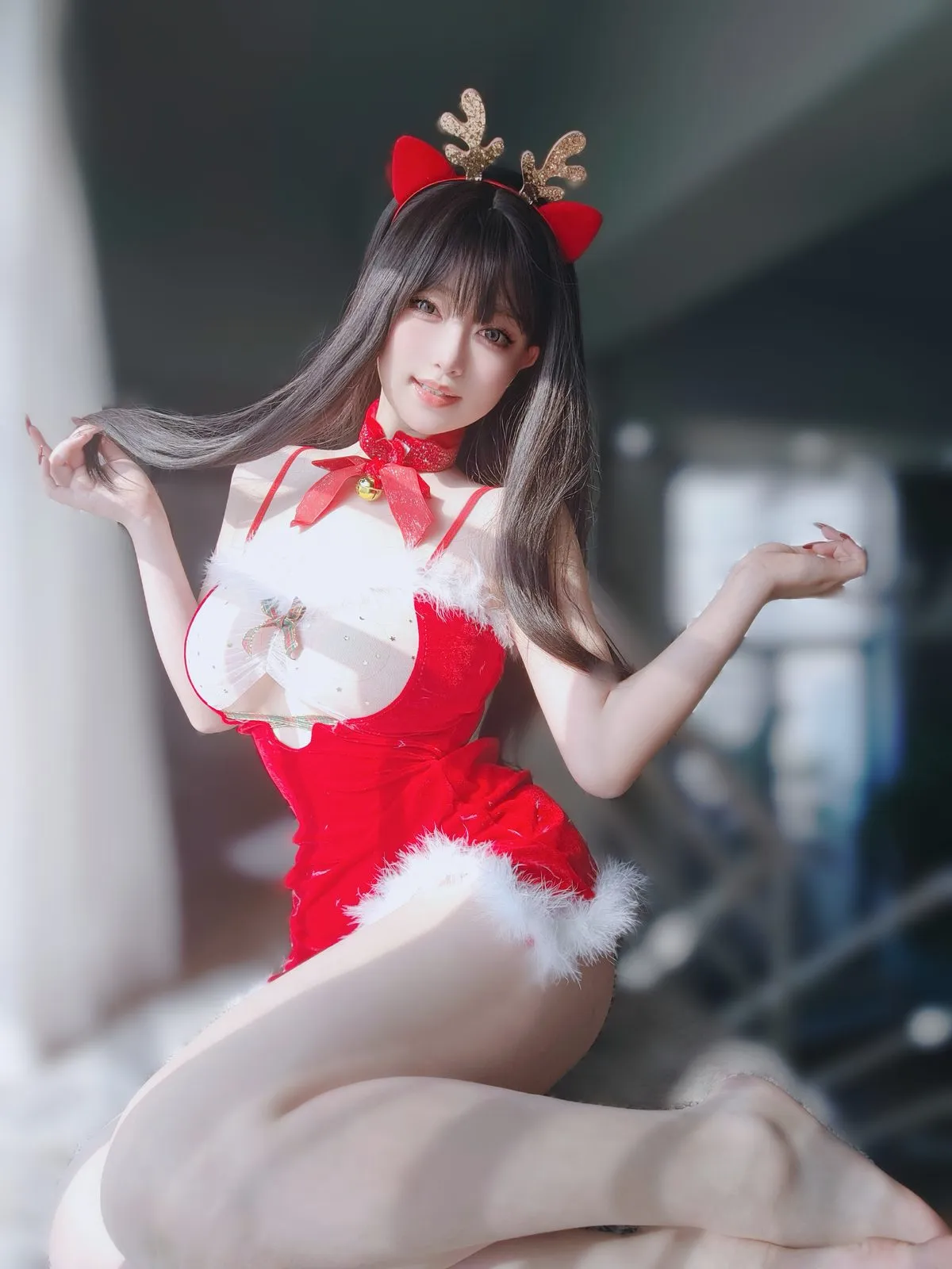 Coser@女主K – 圣诞麋鹿 Part234