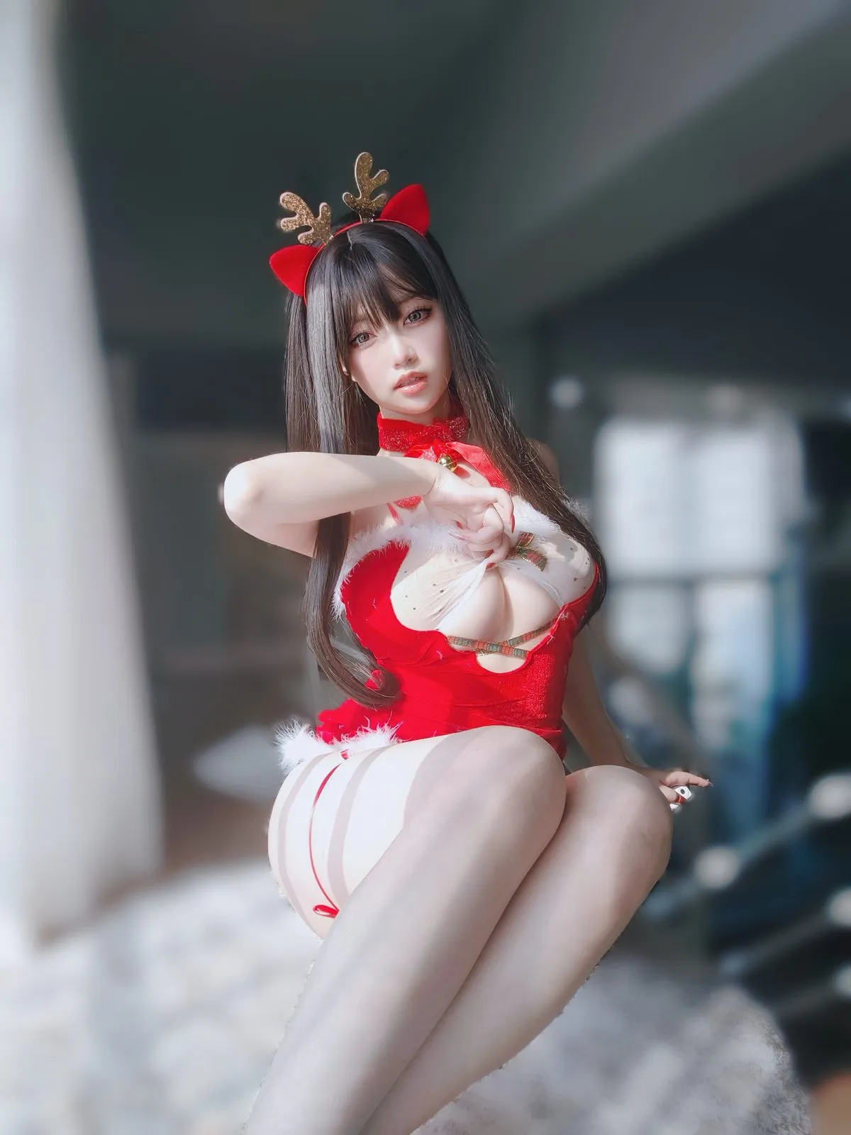 Coser@女主K – 圣诞麋鹿 Part239