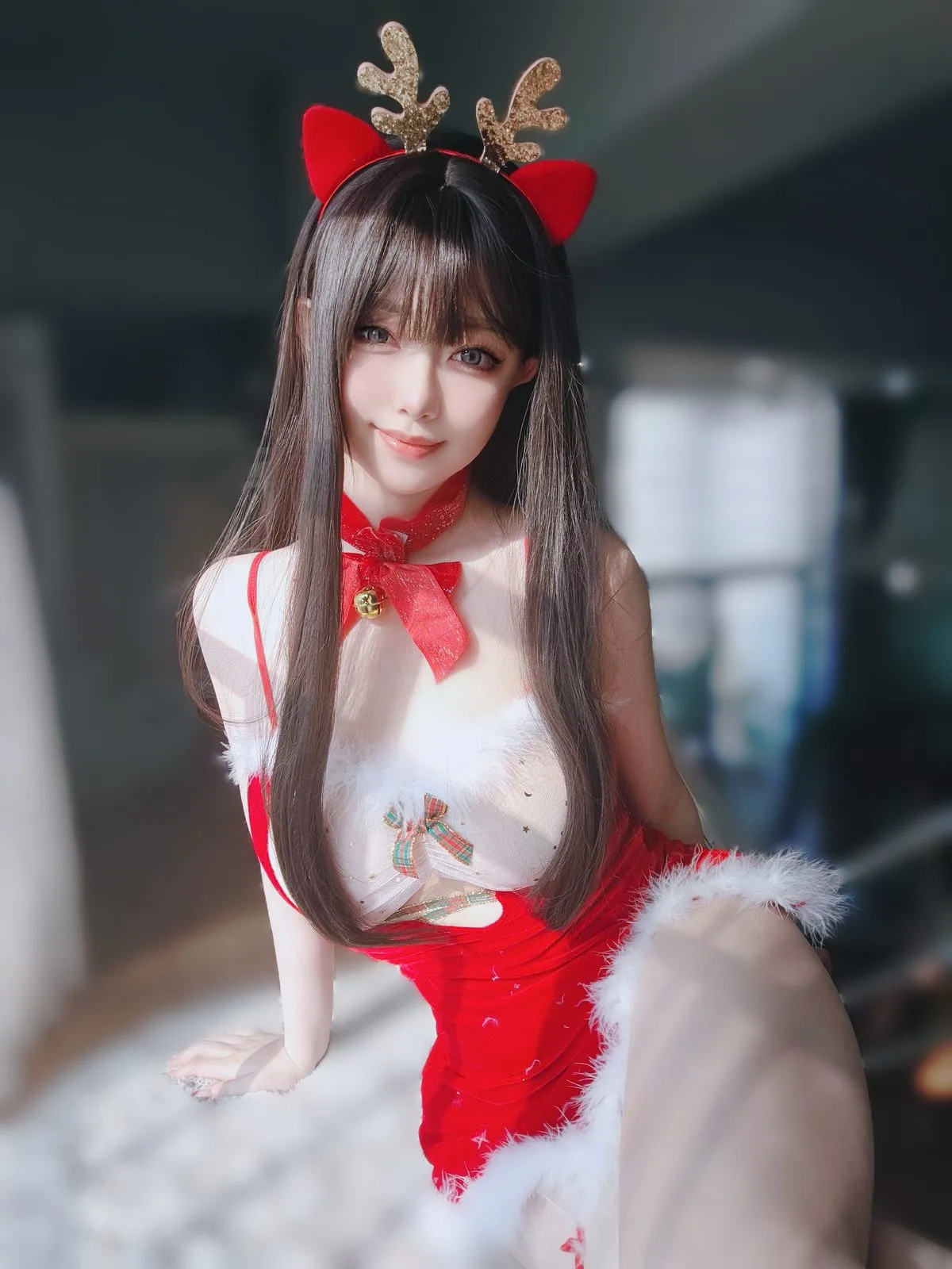 Coser@女主K – 圣诞麋鹿 Part249