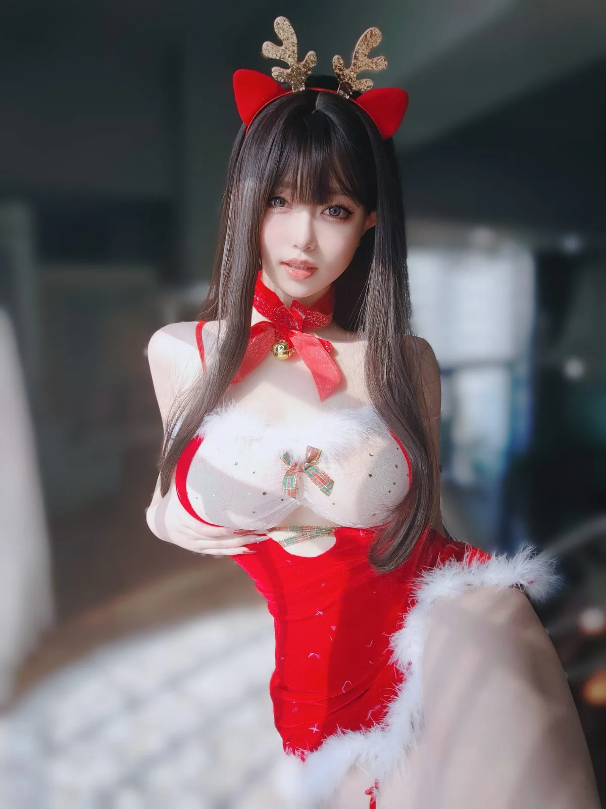 Coser@女主K – 圣诞麋鹿 Part250