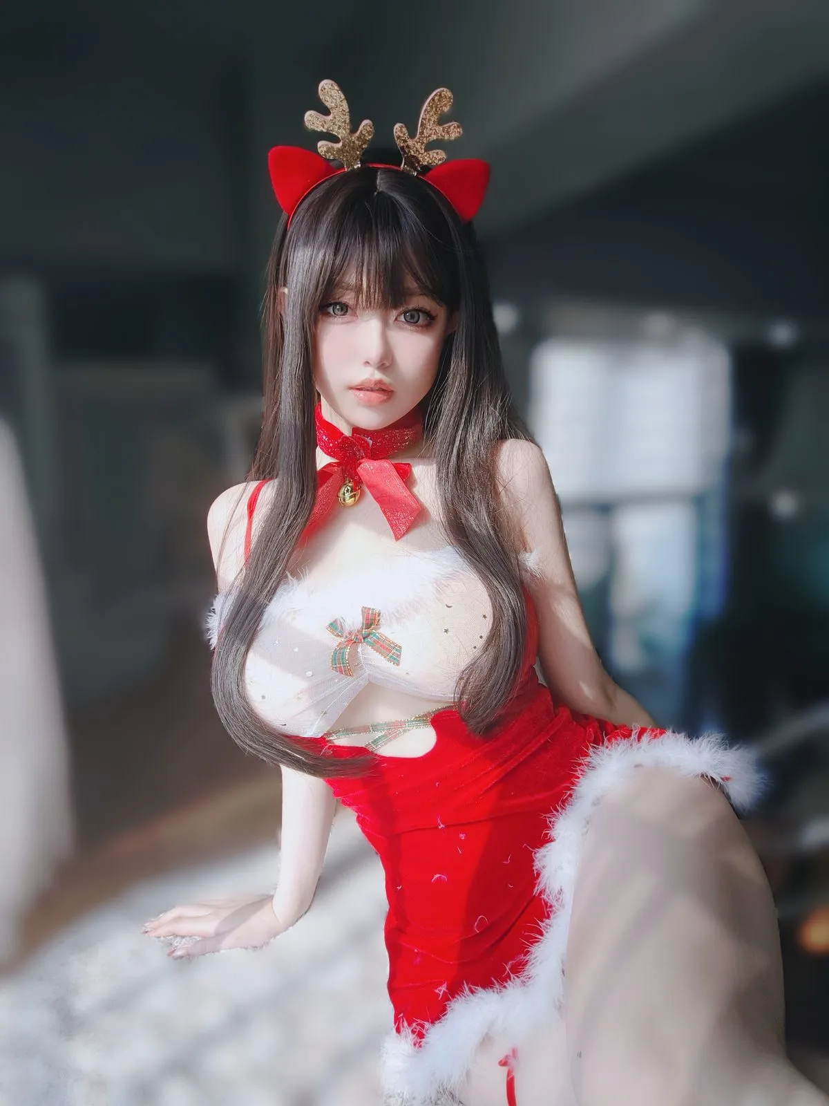 Coser@女主K – 圣诞麋鹿 Part251