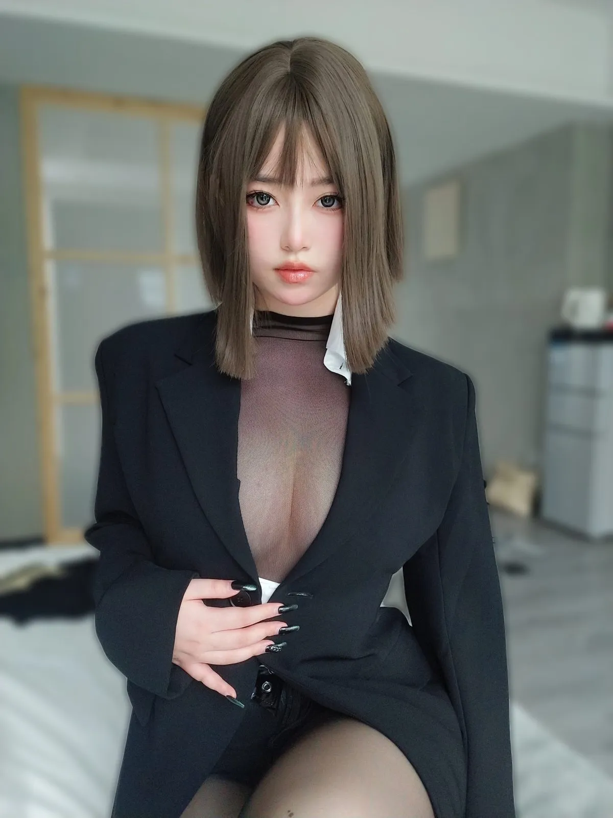 Coser@女主K – 大胆的秘书49