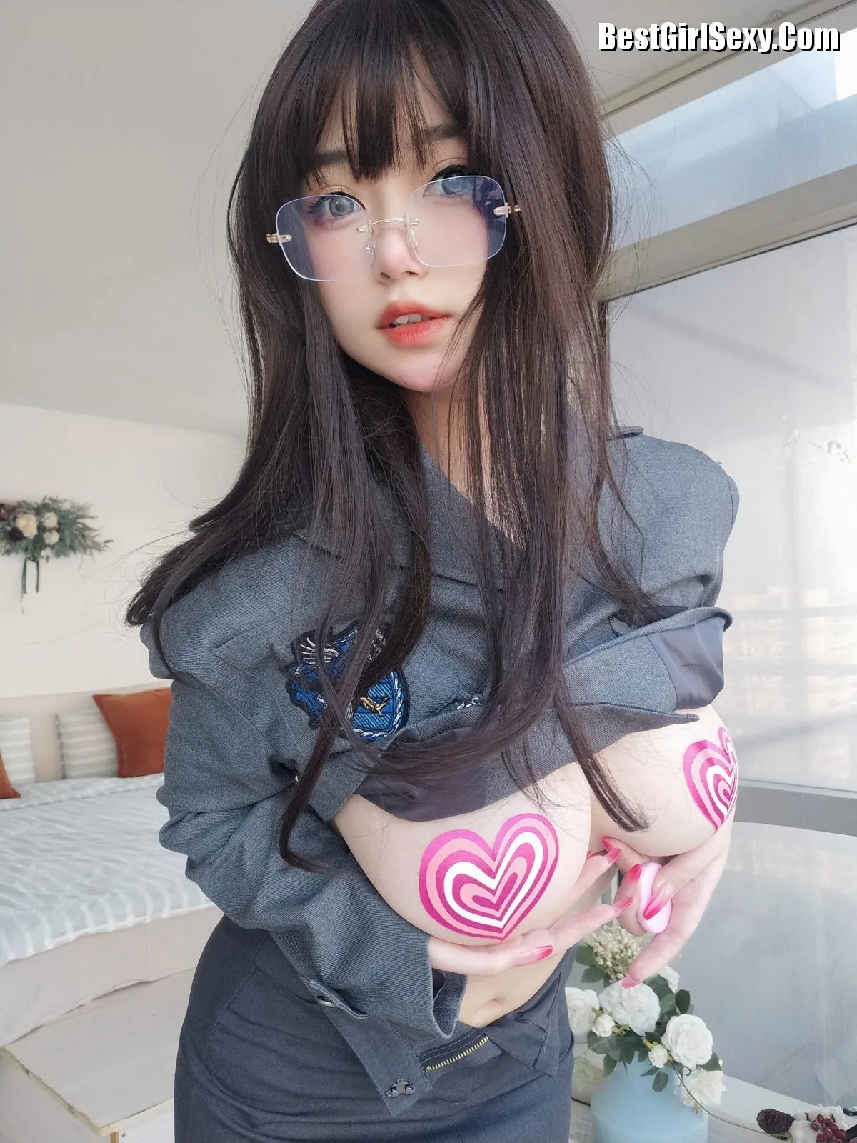 Coser@女主K – 沉默的学姐17