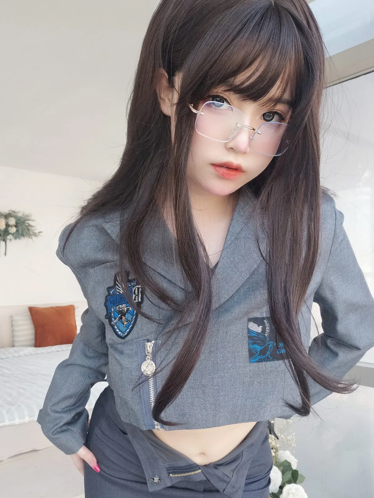 Coser@女主K – 沉默的学姐3