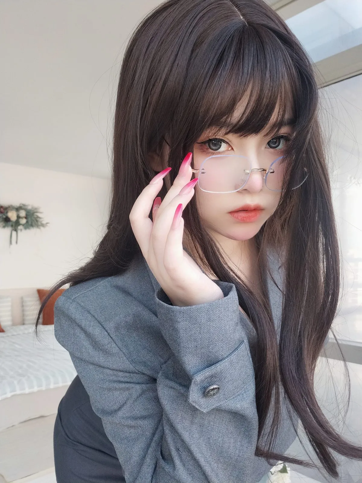 Coser@女主K – 沉默的学姐7