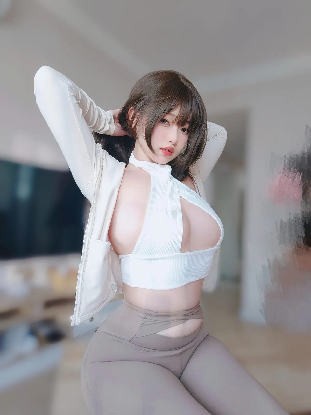 Coser@女主K – 瑜伽服 B42