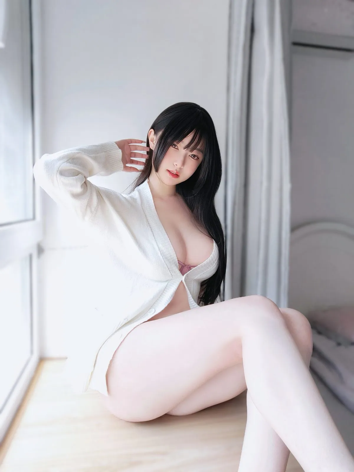 Coser@女主K – 素颜的清晨 A9