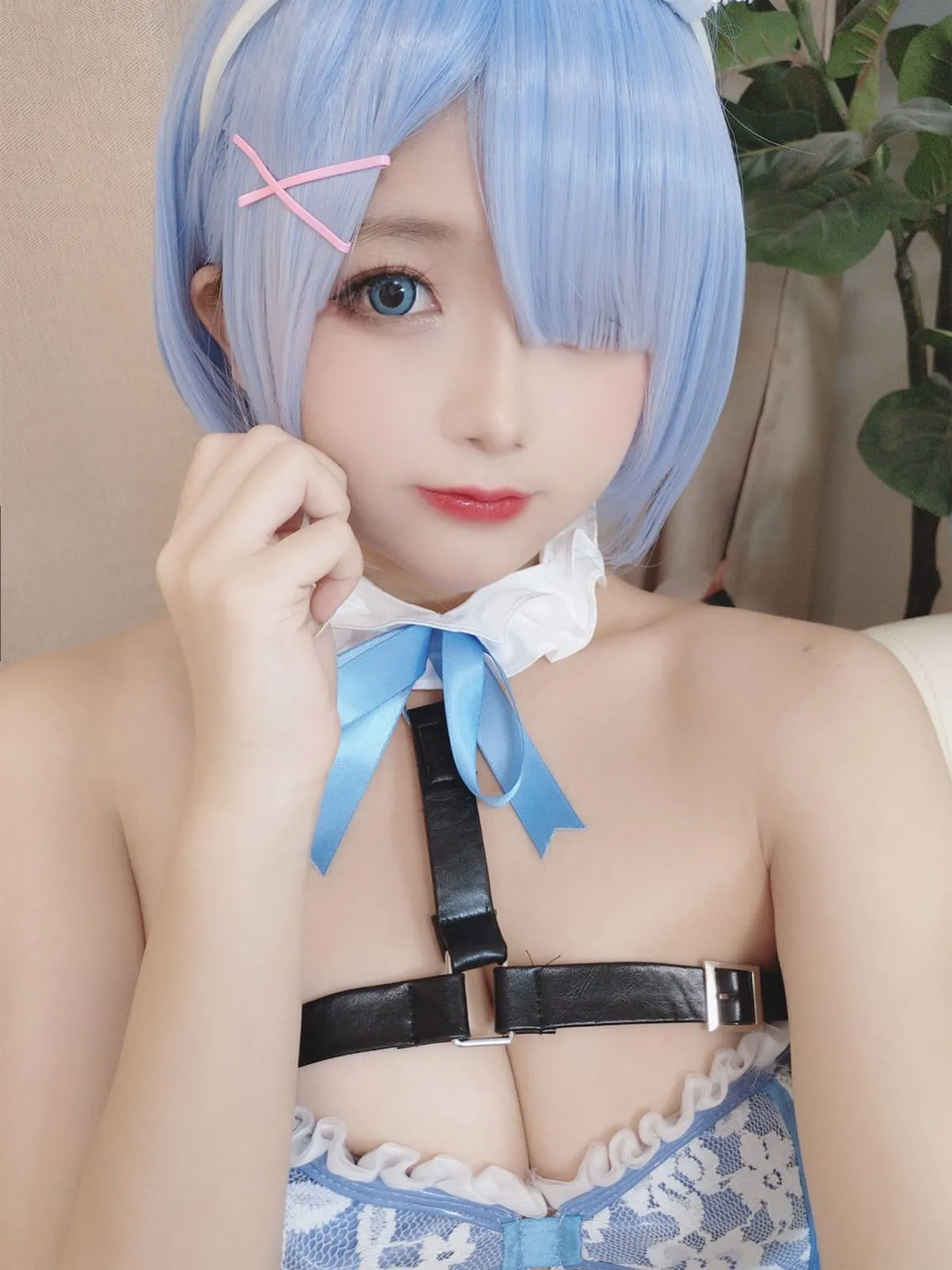 Coser@日奈娇 – 蕾姆蓝色护士80