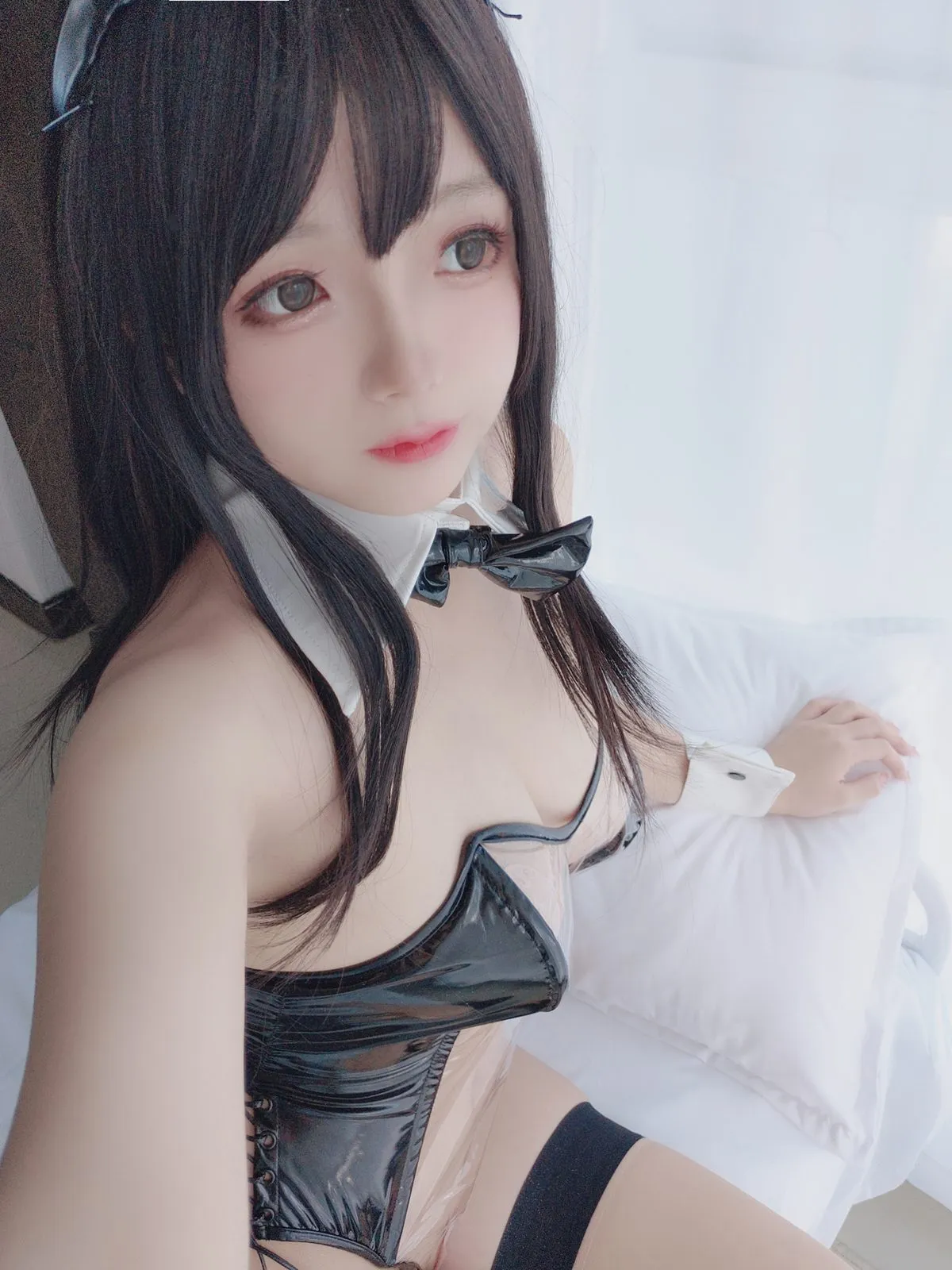 Coser@日奈娇 – 透明兔女郎45