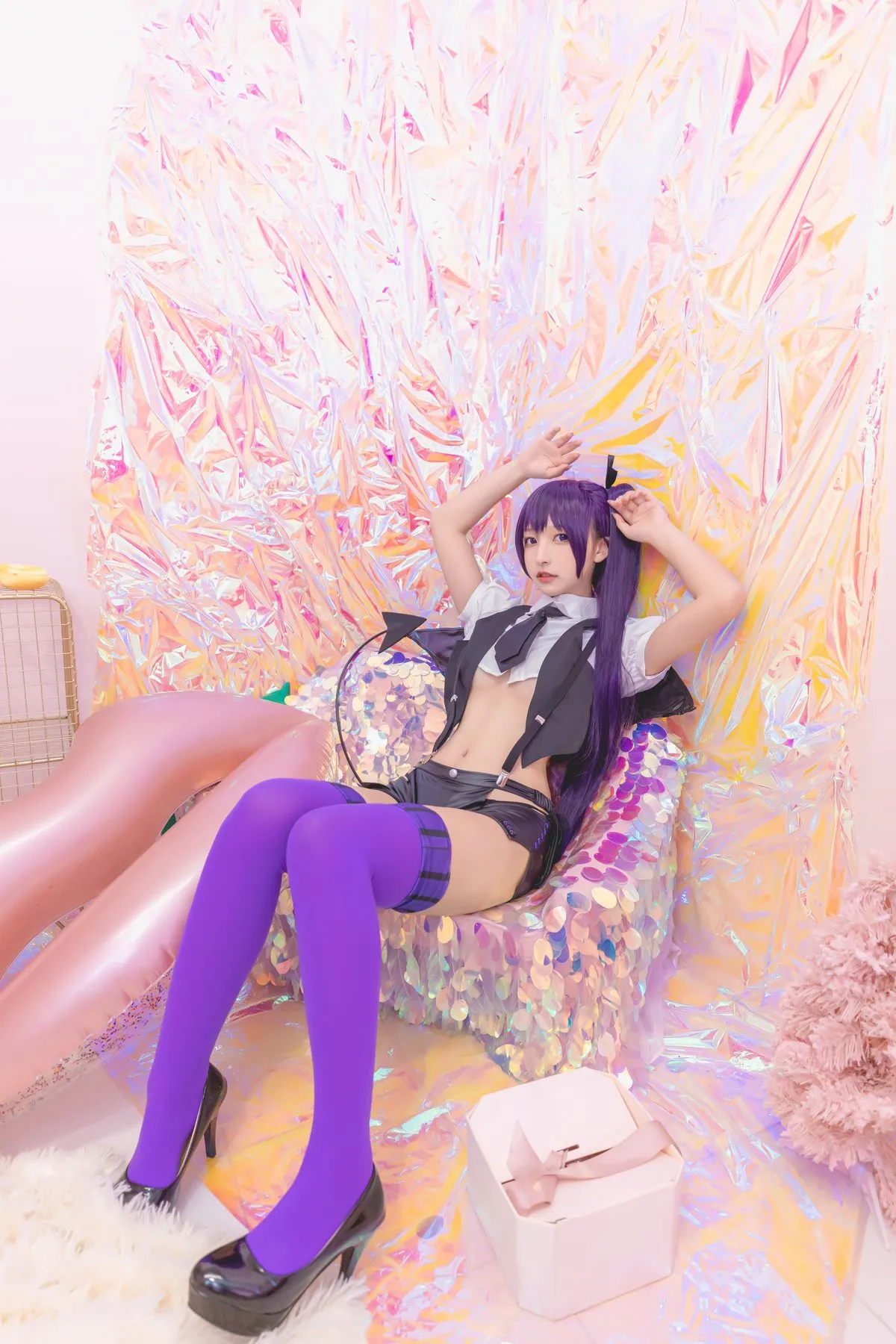 Coser@神楽坂真冬 Vol.064 绝对企画 黛玉And小恶魔 色の香り Part12