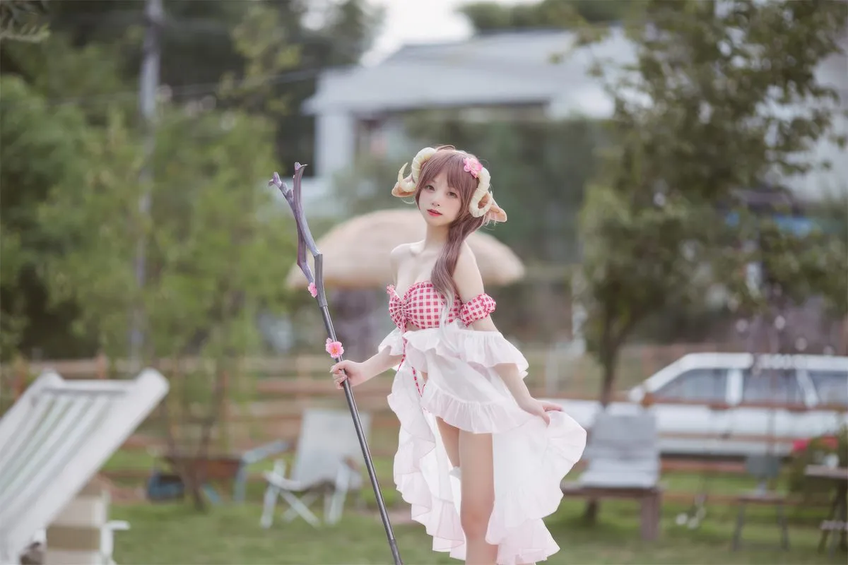 Coser@花铃 – 小羊夏卉15