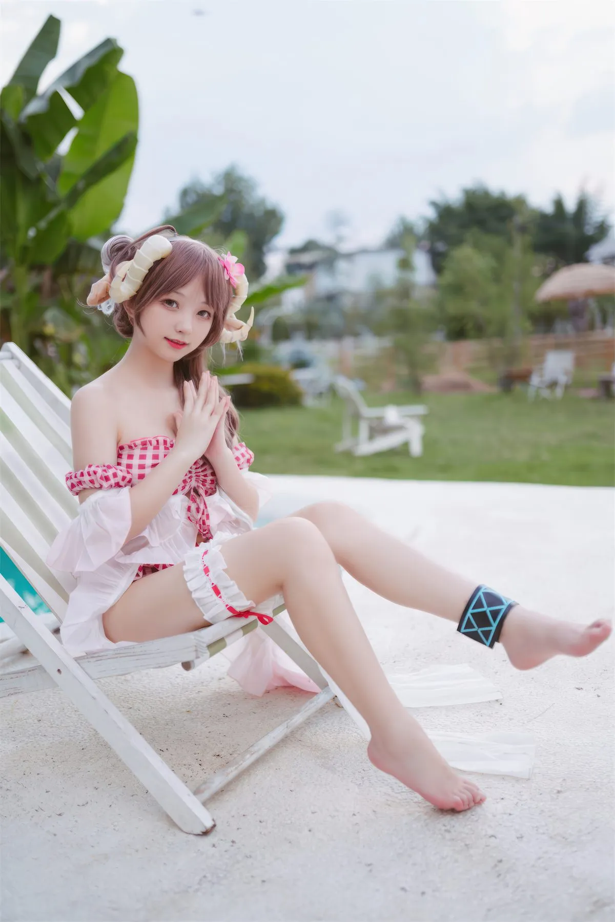 Coser@花铃 – 小羊夏卉24