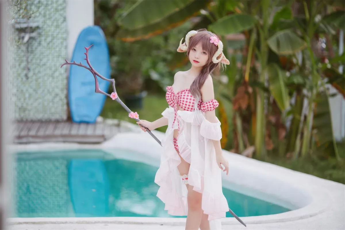 Coser@花铃 – 小羊夏卉25