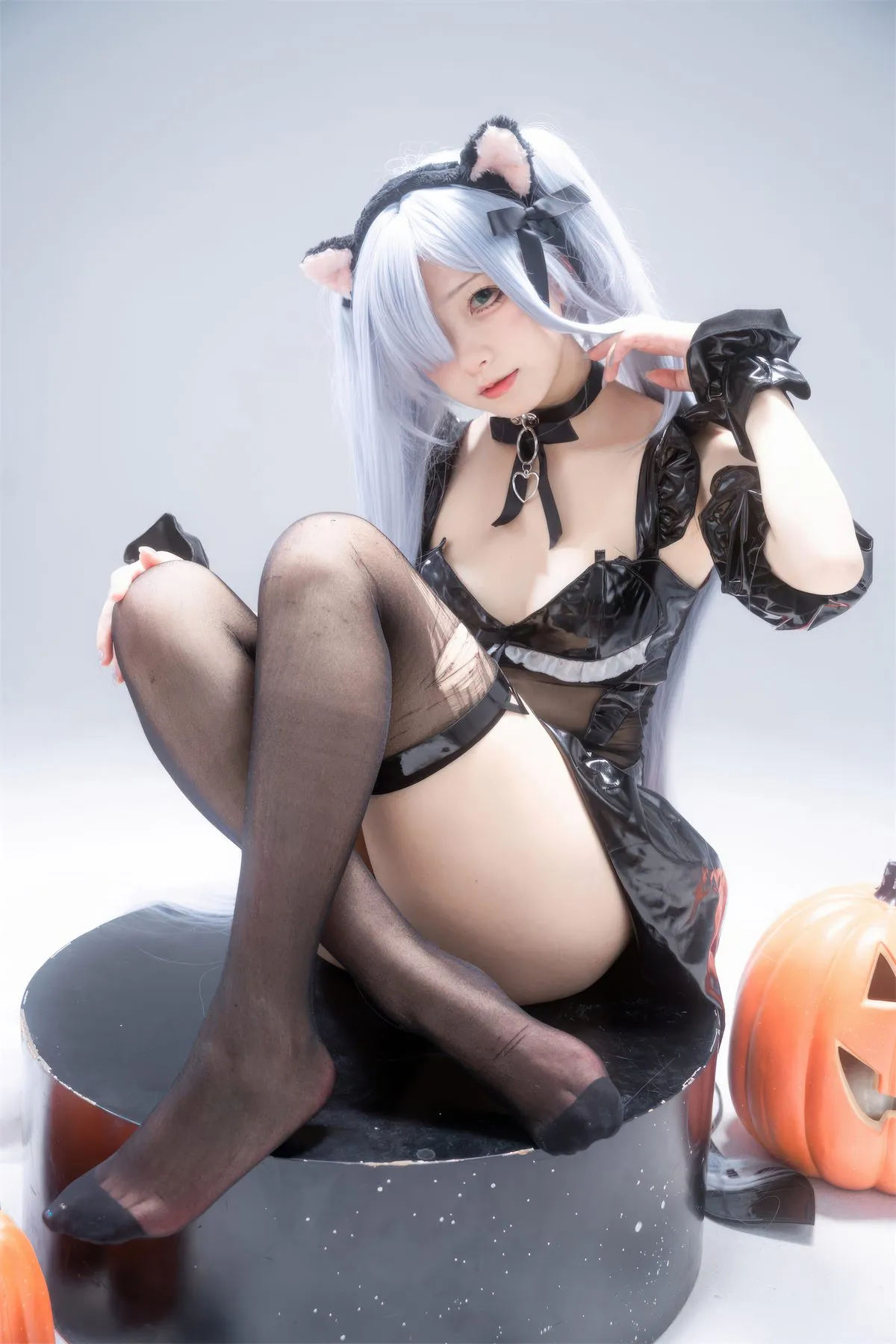 Coser@花铃 – 雅努斯 喵喵惊悚夜34