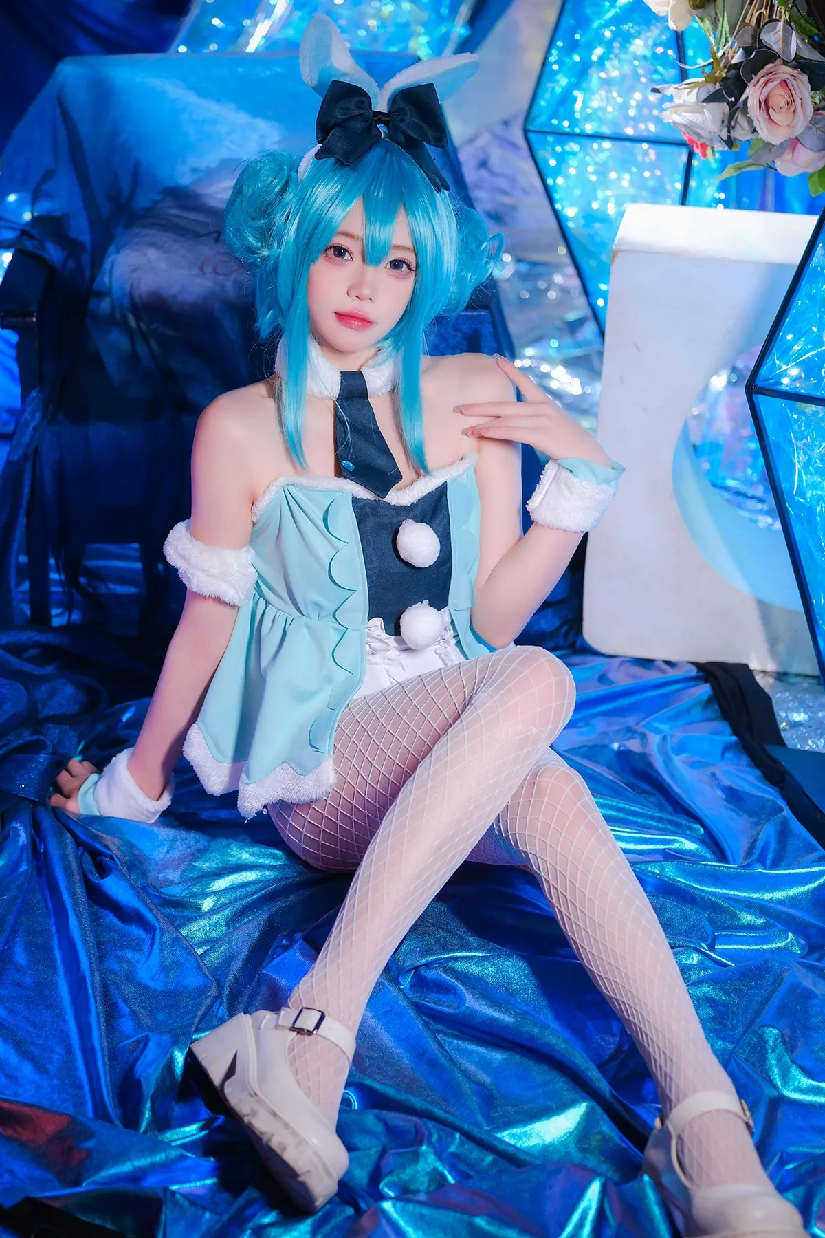 Coser@黏黏团子兔 – MIKU初音未来兔女郎1