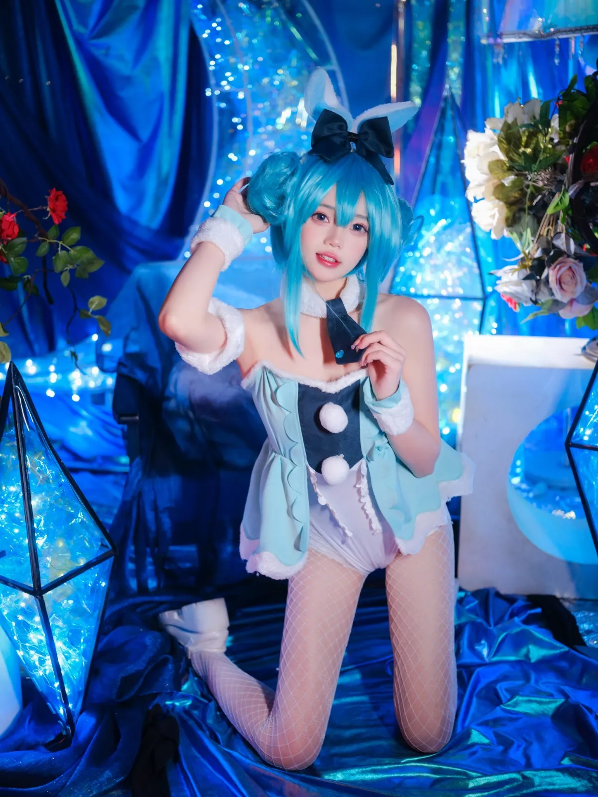 Coser@黏黏团子兔 – MIKU初音未来兔女郎2