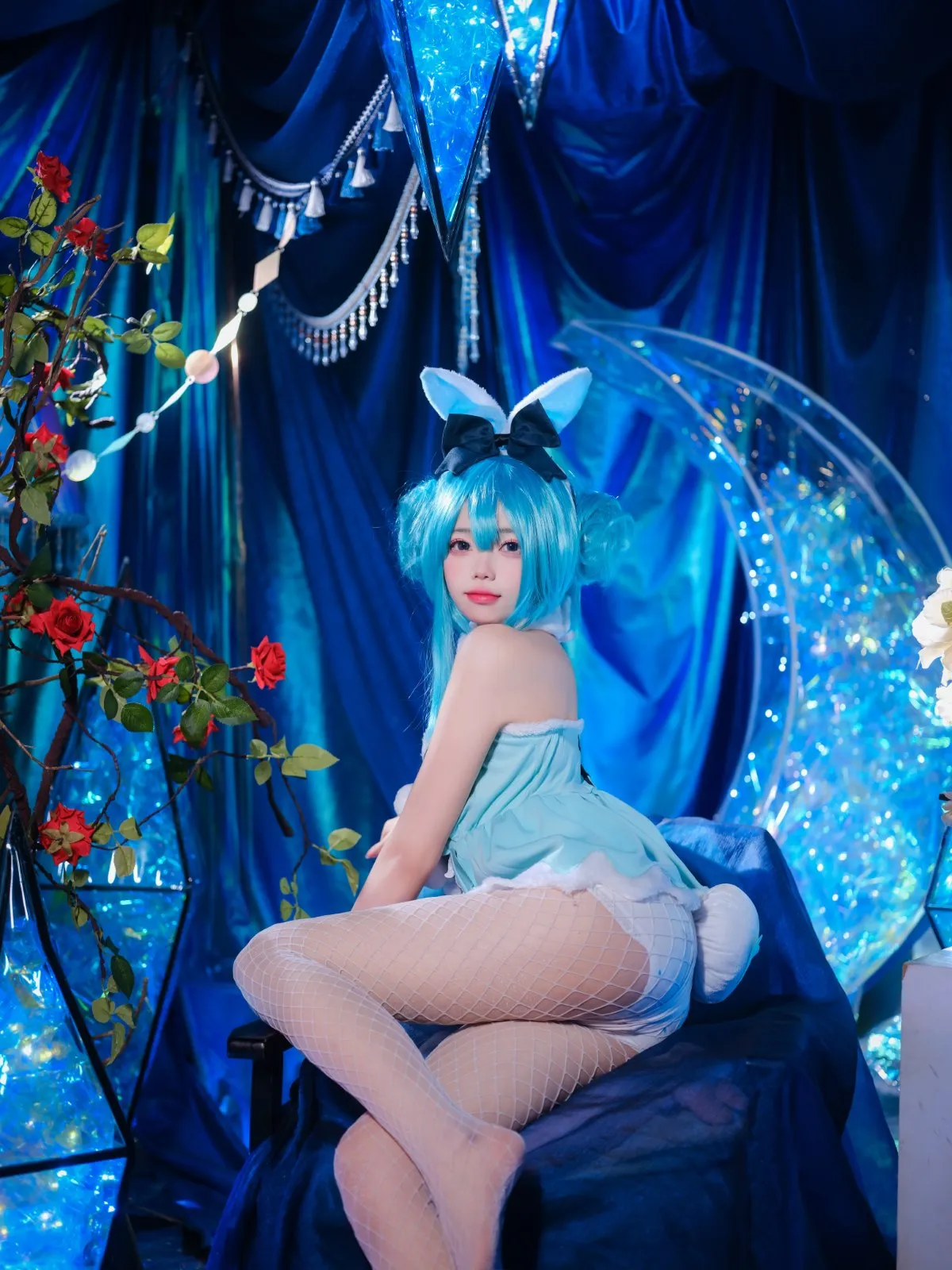 Coser@黏黏团子兔 – MIKU初音未来兔女郎9