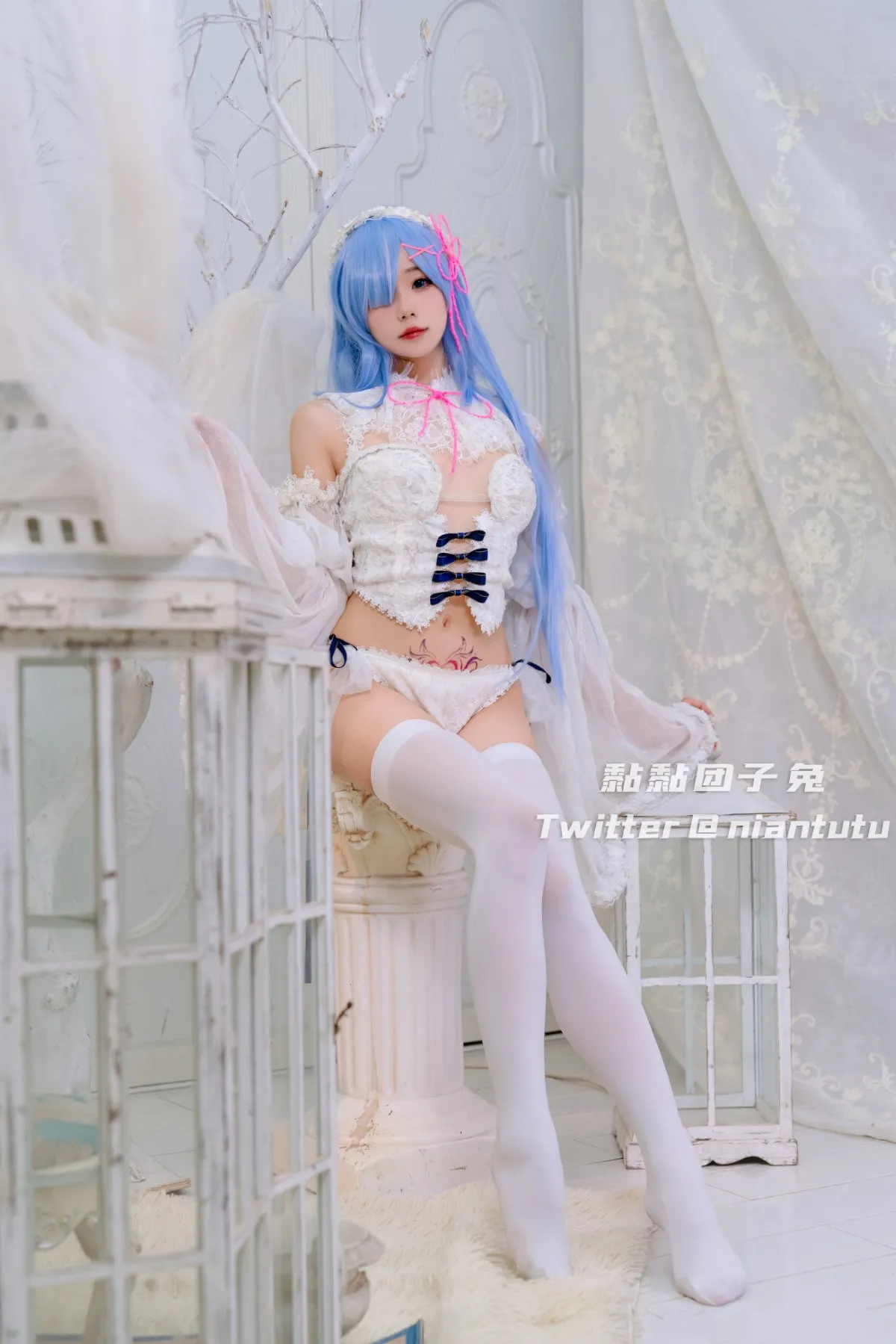 Coser@黏黏团子兔 – 长发蕾姆18