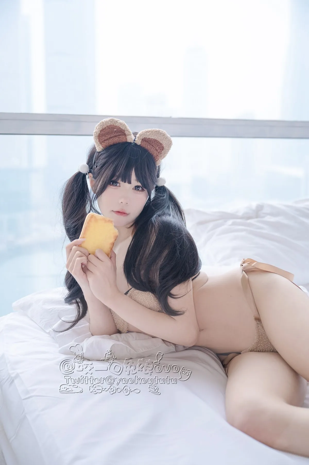 Coser@黏黏团子兔 小熊睡衣13