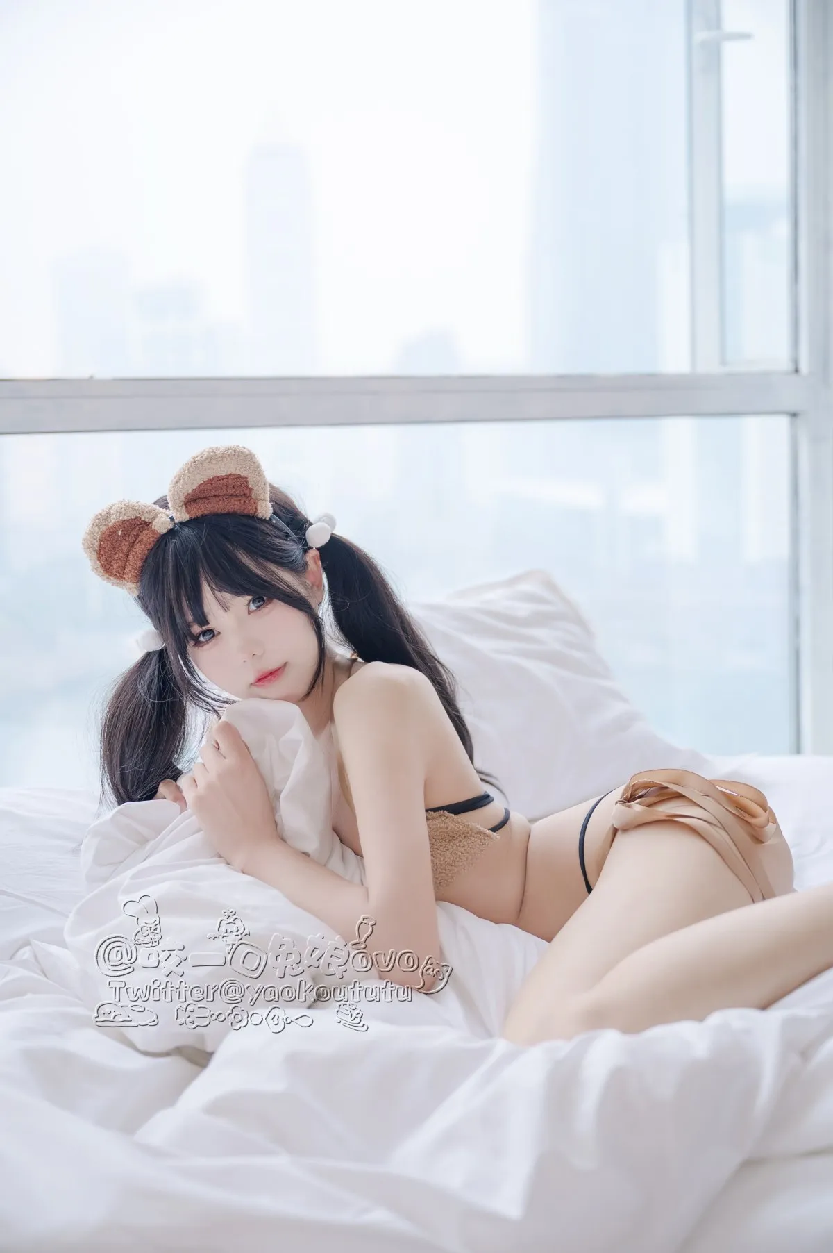 Coser@黏黏团子兔 小熊睡衣14