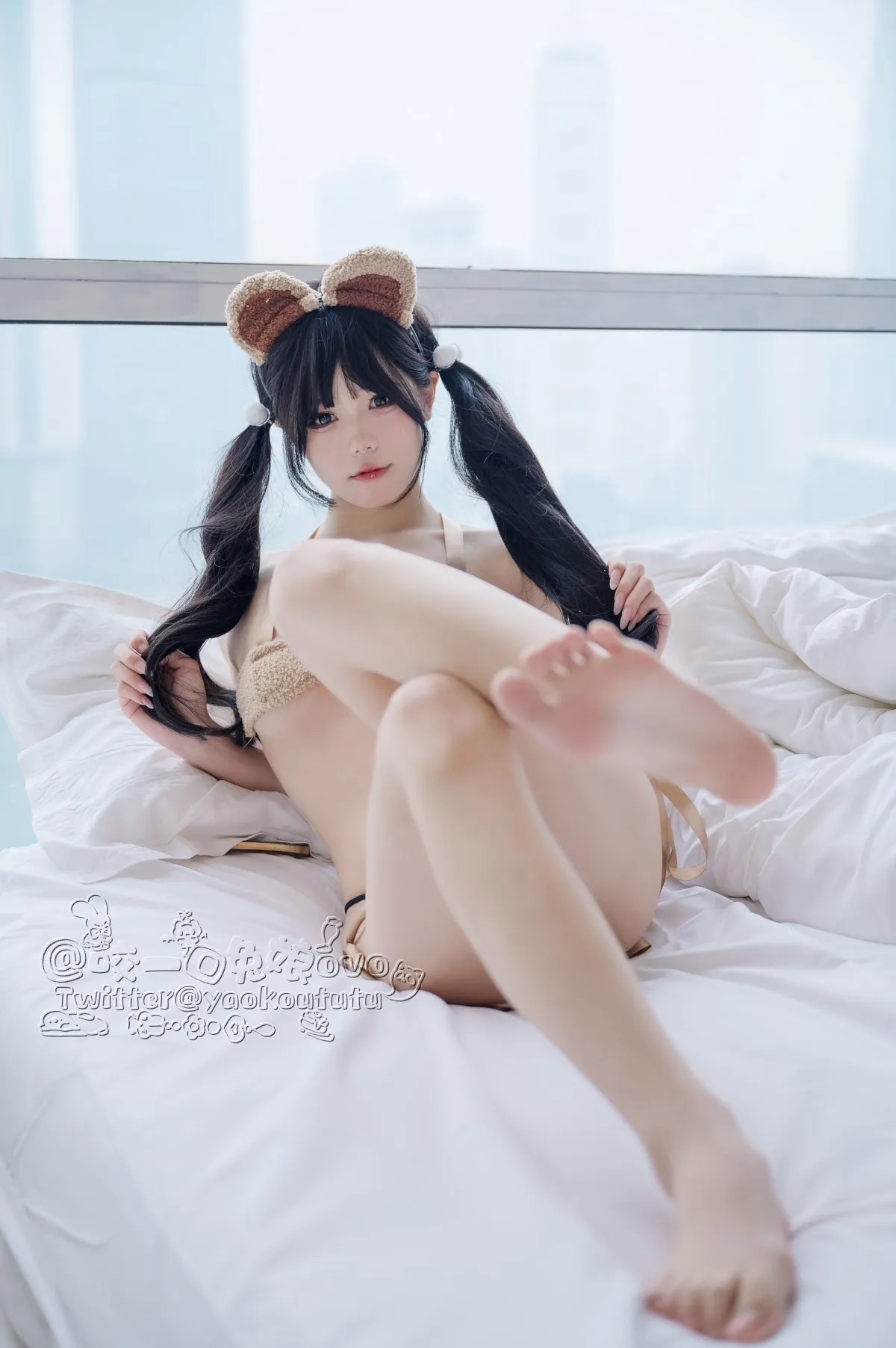 Coser@黏黏团子兔 小熊睡衣20