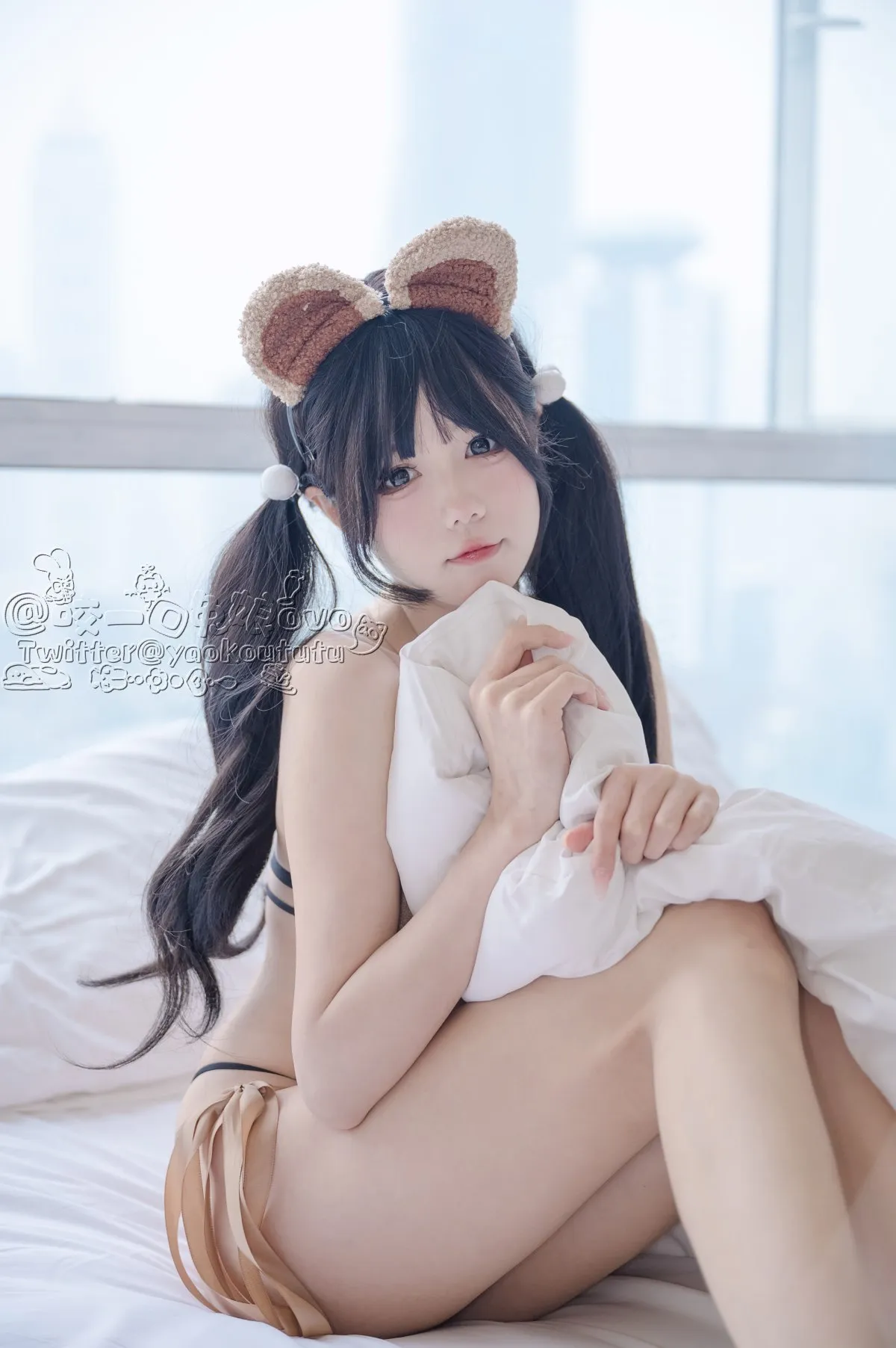 Coser@黏黏团子兔 小熊睡衣21