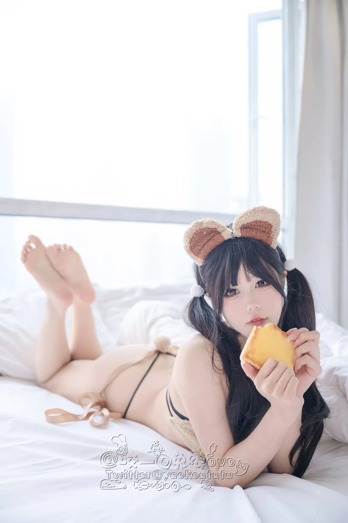 Coser@黏黏团子兔 小熊睡衣24