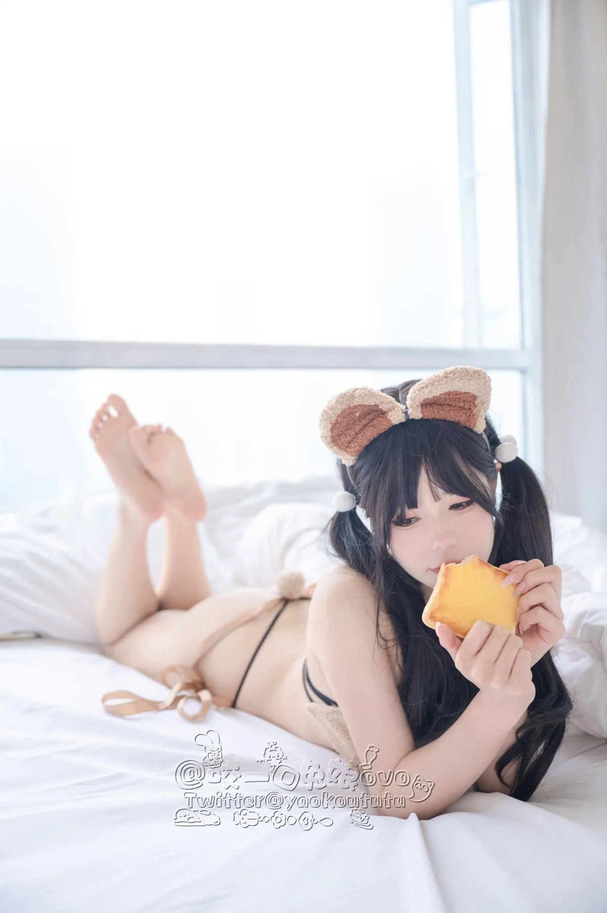 Coser@黏黏团子兔 小熊睡衣25