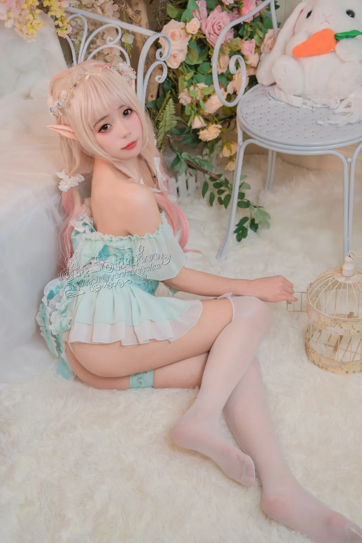 Coser@黏黏团子兔 豌豆公主的秘密花房11