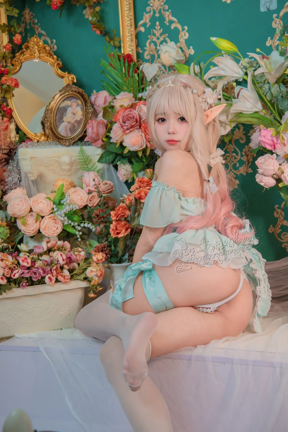 Coser@黏黏团子兔 豌豆公主的秘密花房19