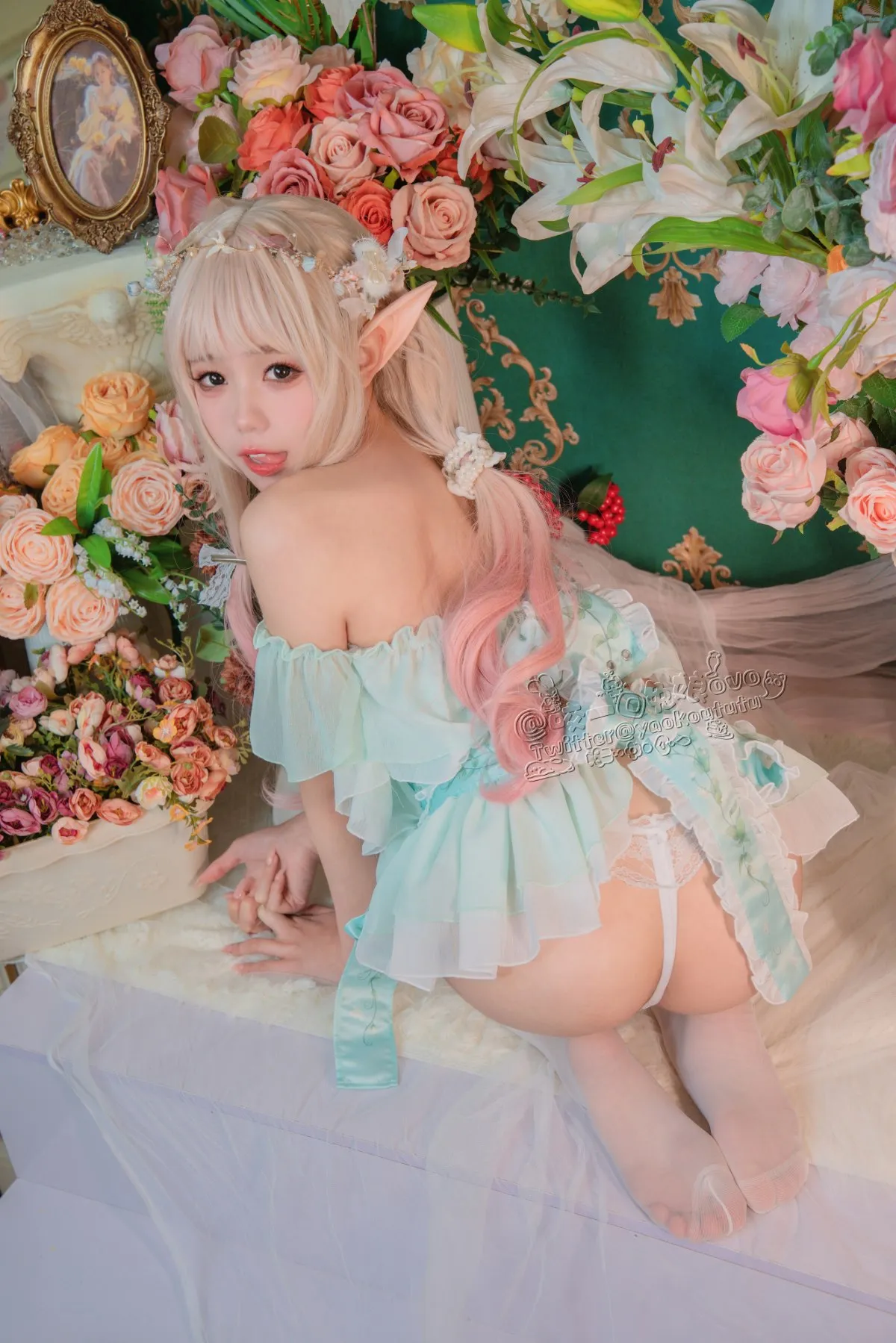 Coser@黏黏团子兔 豌豆公主的秘密花房27