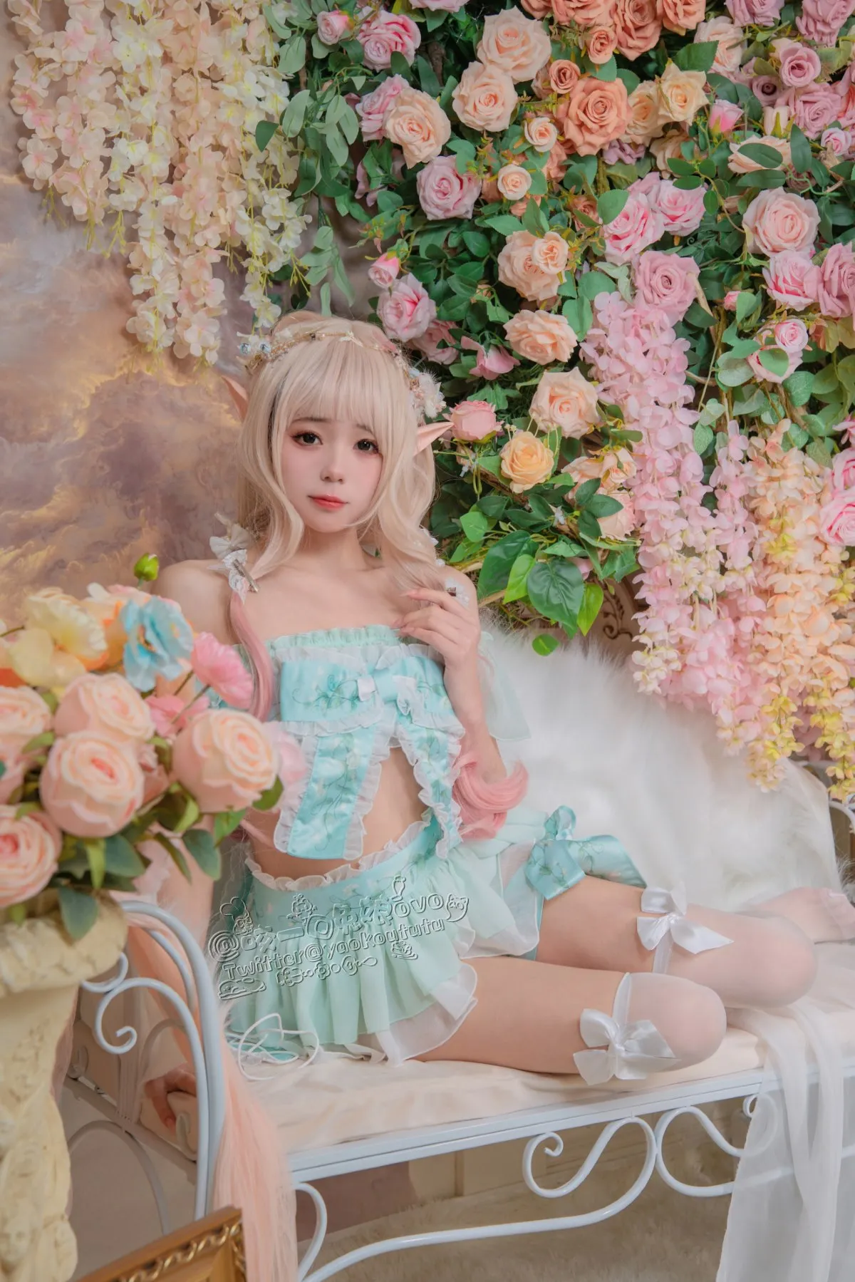 Coser@黏黏团子兔 豌豆公主的秘密花房5