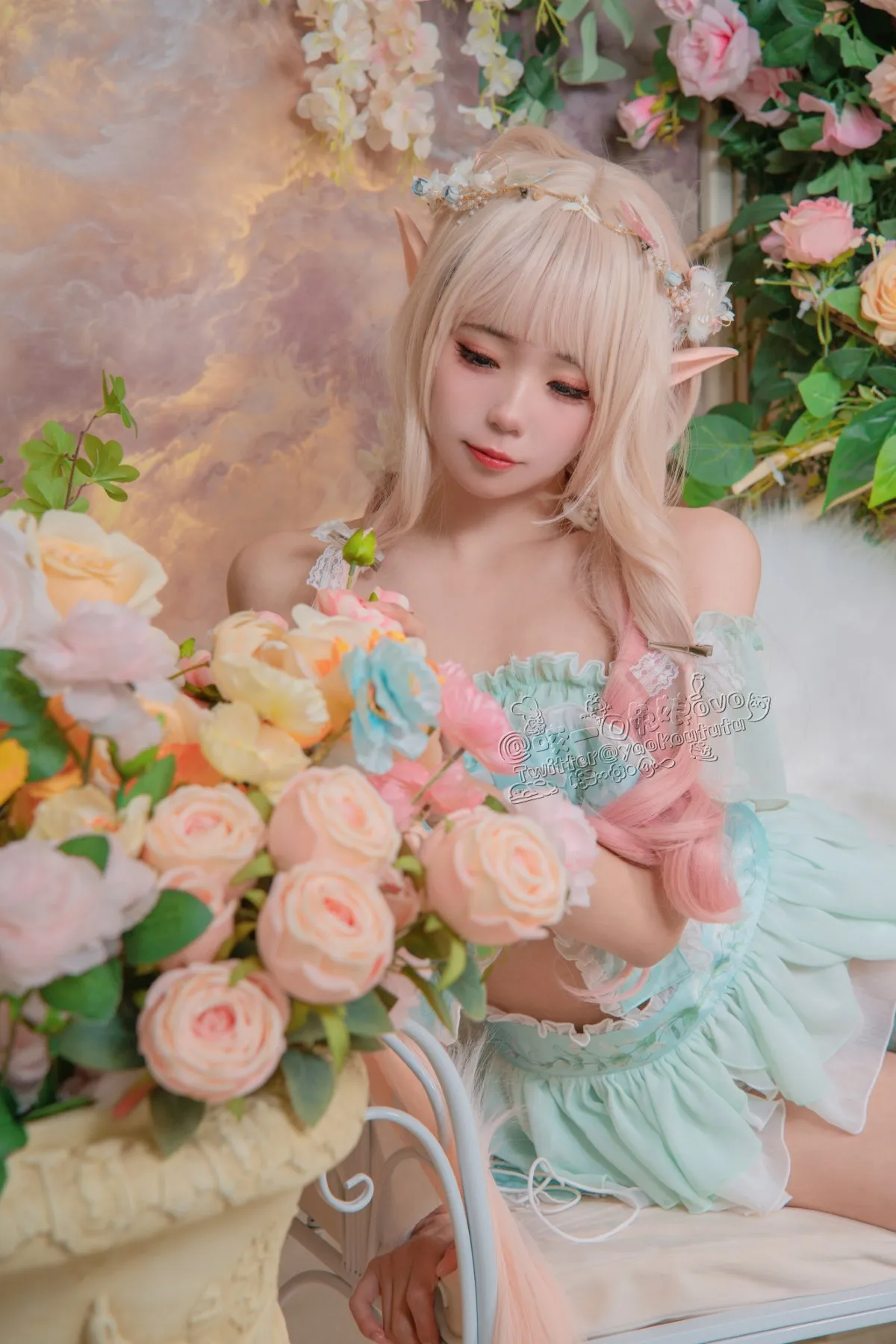 Coser@黏黏团子兔 豌豆公主的秘密花房7