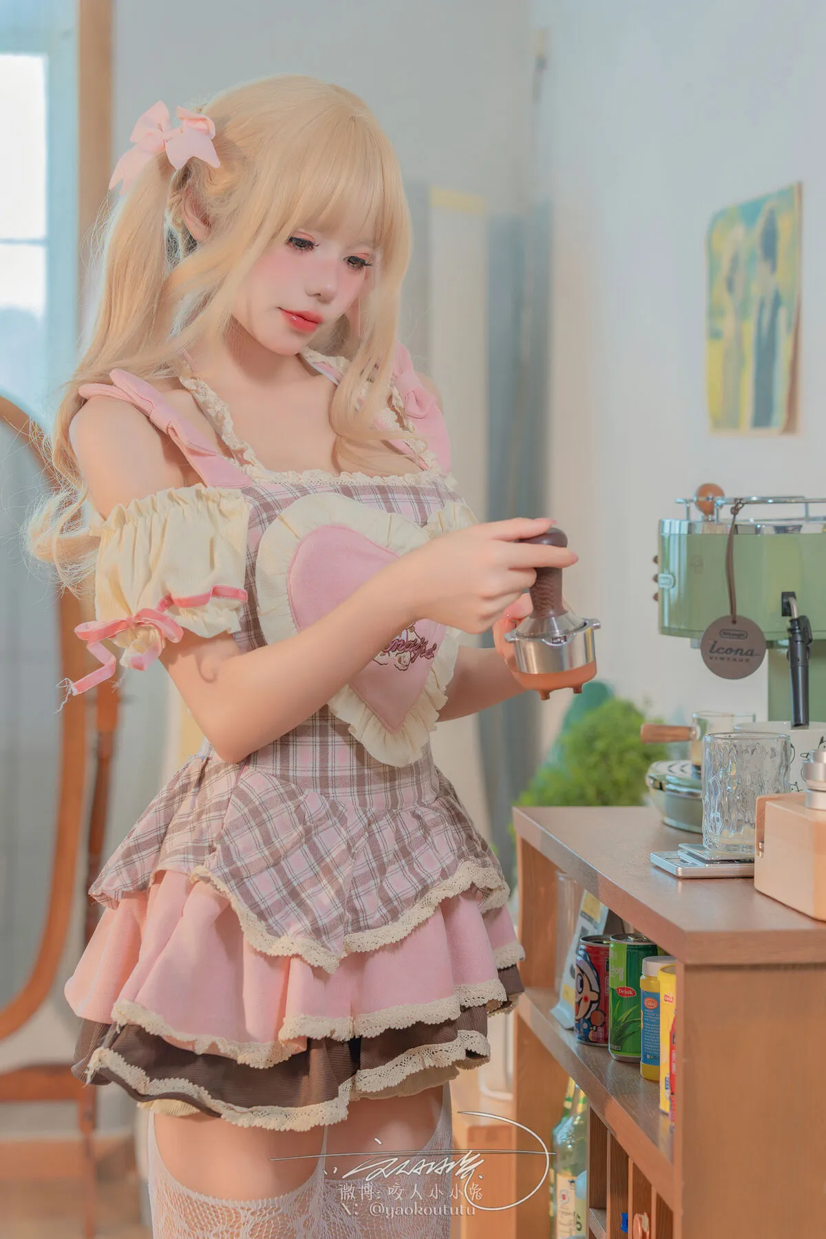 Coser@黏黏团子兔 – 居家甜妹 超级敏感23