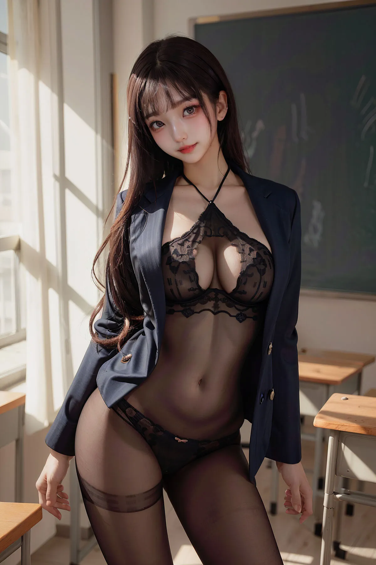 AI Generated 情趣女教师8