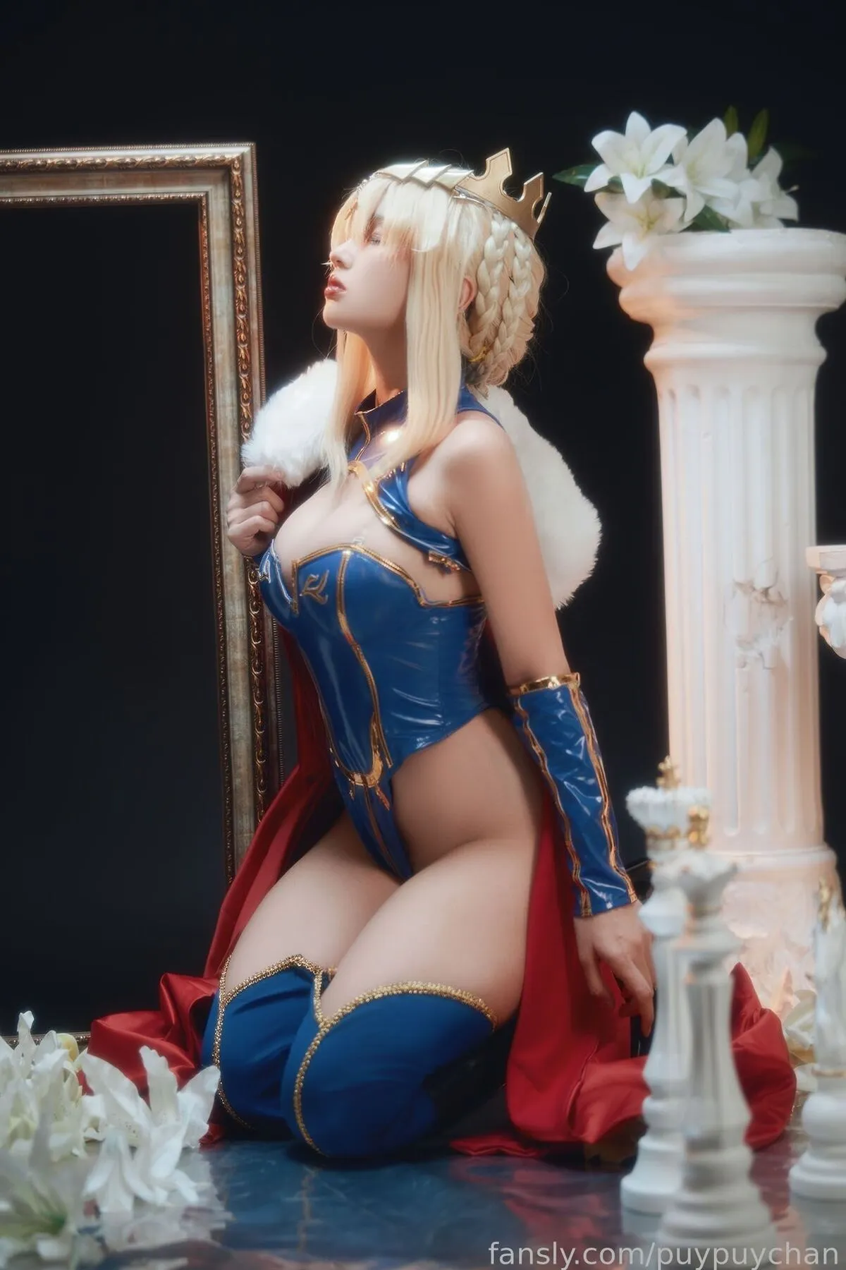 Coser@Puypuychan – プィプィ Puypuychan cosplay Artoria Lancer – FateGrand Order Part169