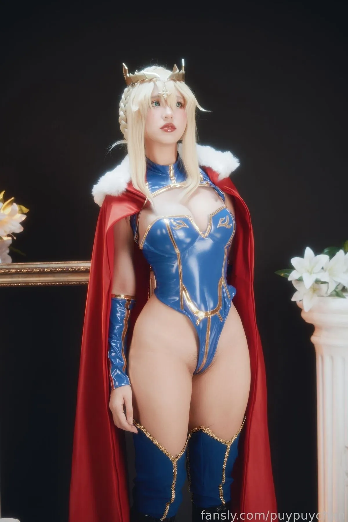 Coser@Puypuychan – プィプィ Puypuychan cosplay Artoria Lancer – FateGrand Order Part216