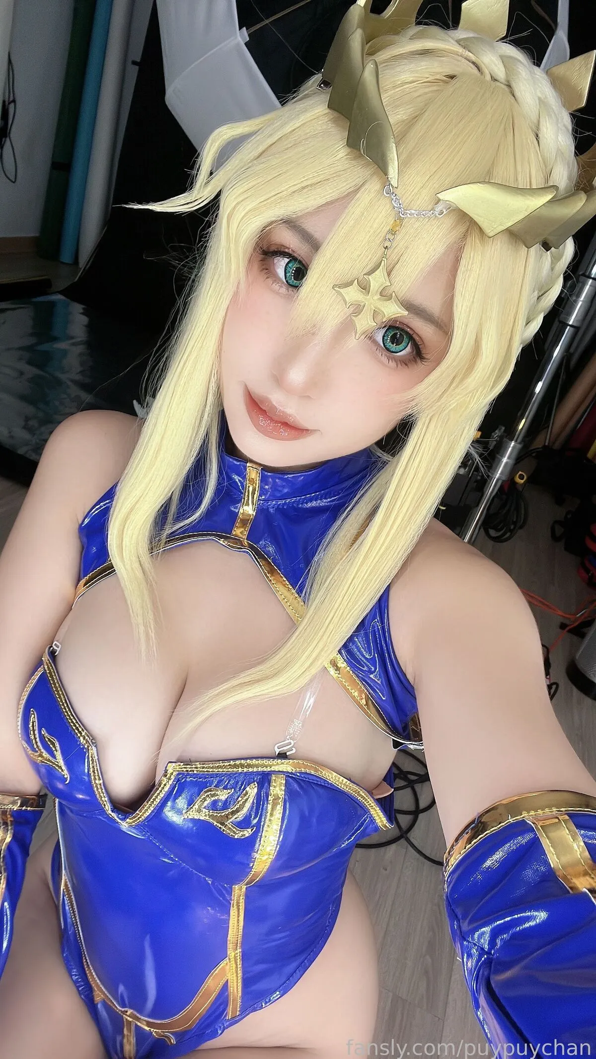 Coser@Puypuychan – プィプィ Puypuychan cosplay Artoria Lancer – FateGrand Order Part221