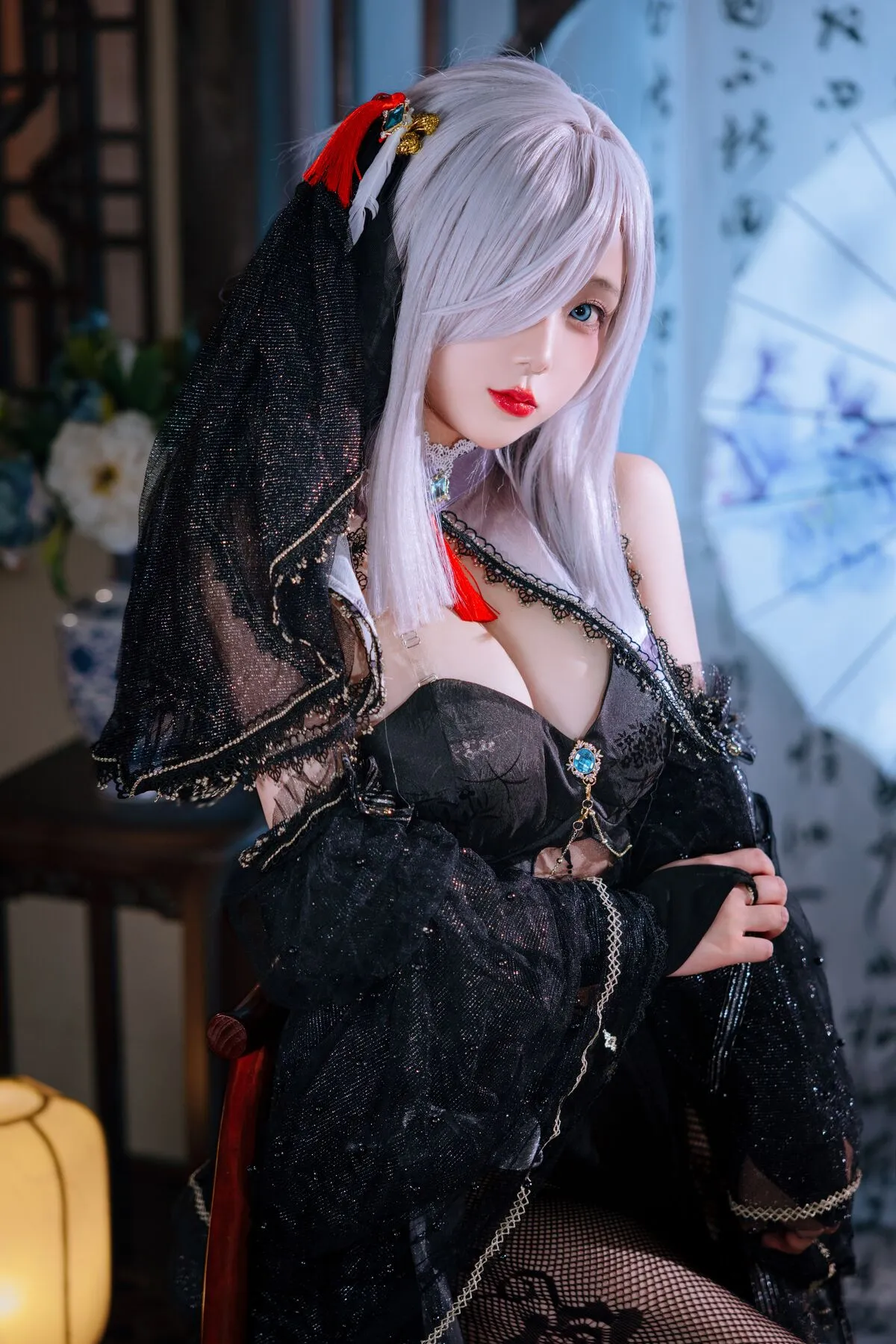 Coser@日奈娇 – 申鹤旗袍10