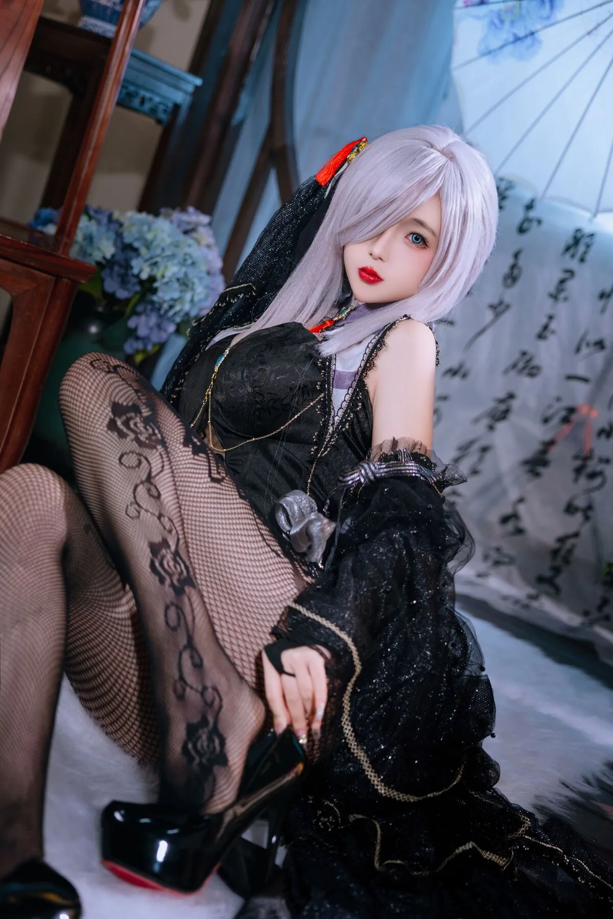 Coser@日奈娇 – 申鹤旗袍12