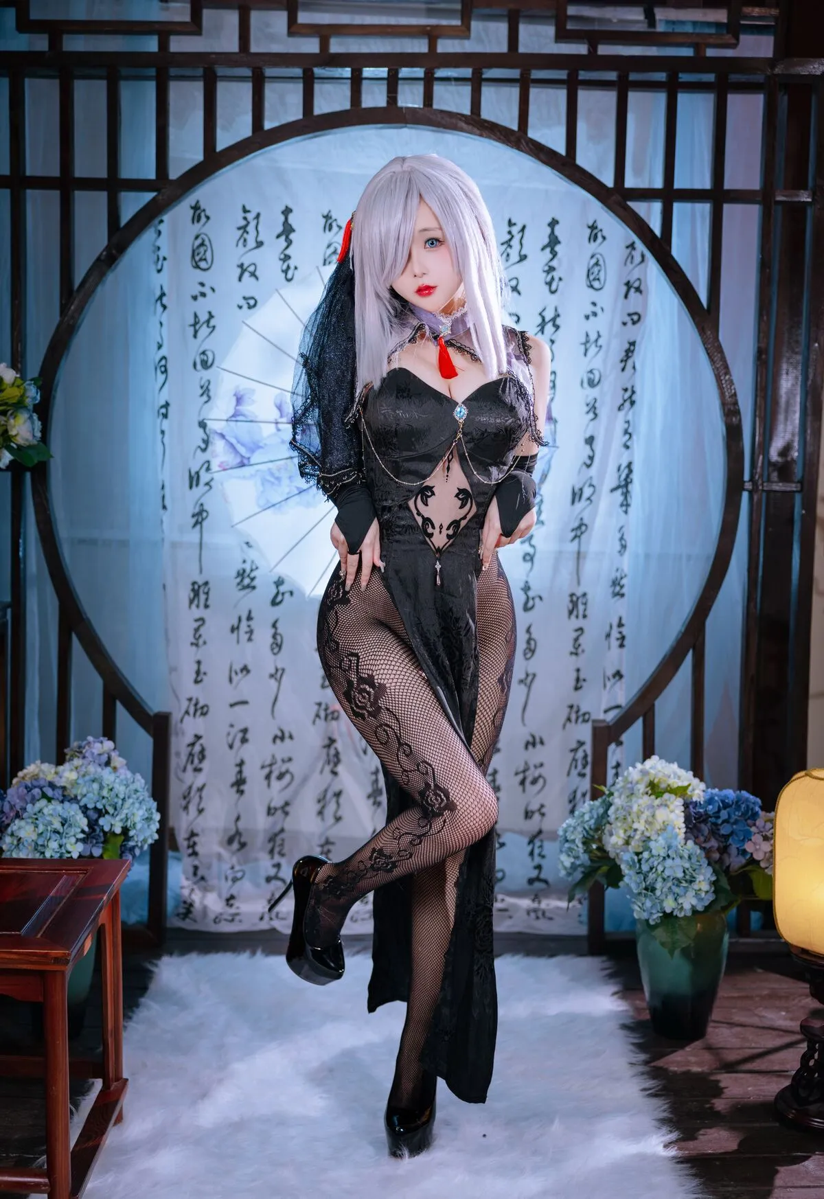 Coser@日奈娇 – 申鹤旗袍16